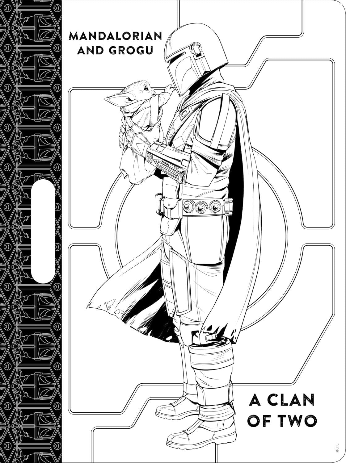 Star Wars The Mandalorian: Giant Colour-Me Pad