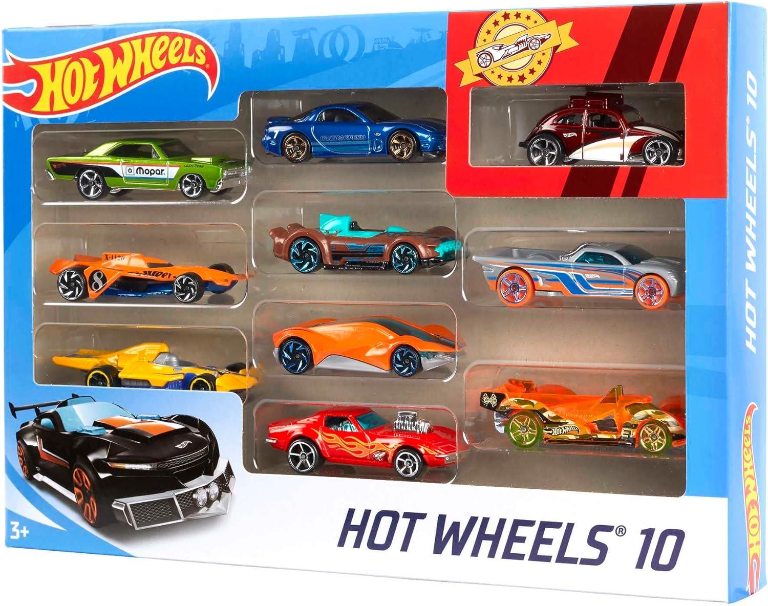 Hot Wheels 10 Pack Die-Cast Car Assortment