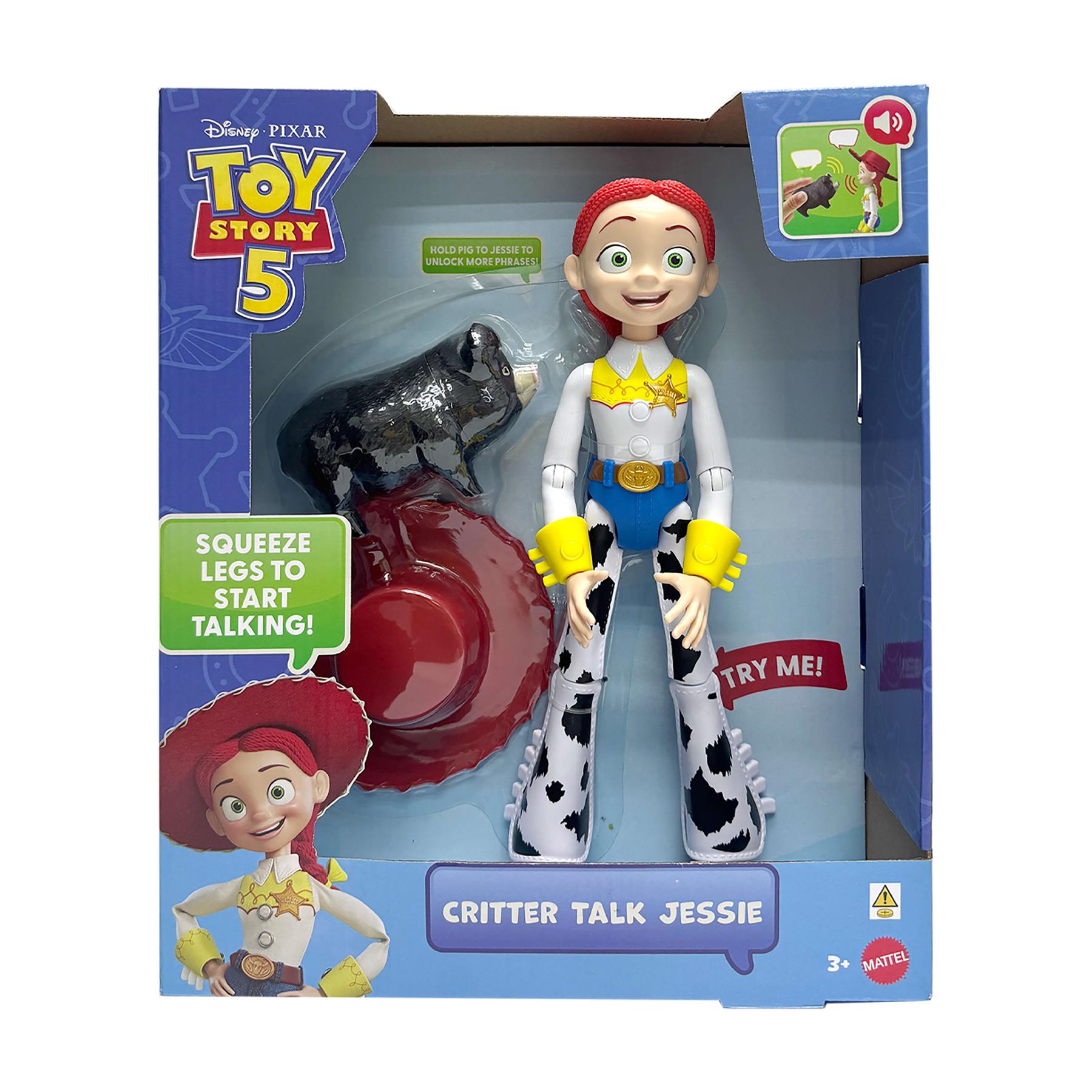 Disney Toy Story 5 Action Figure - Critter Talk Jessie & JD Pig