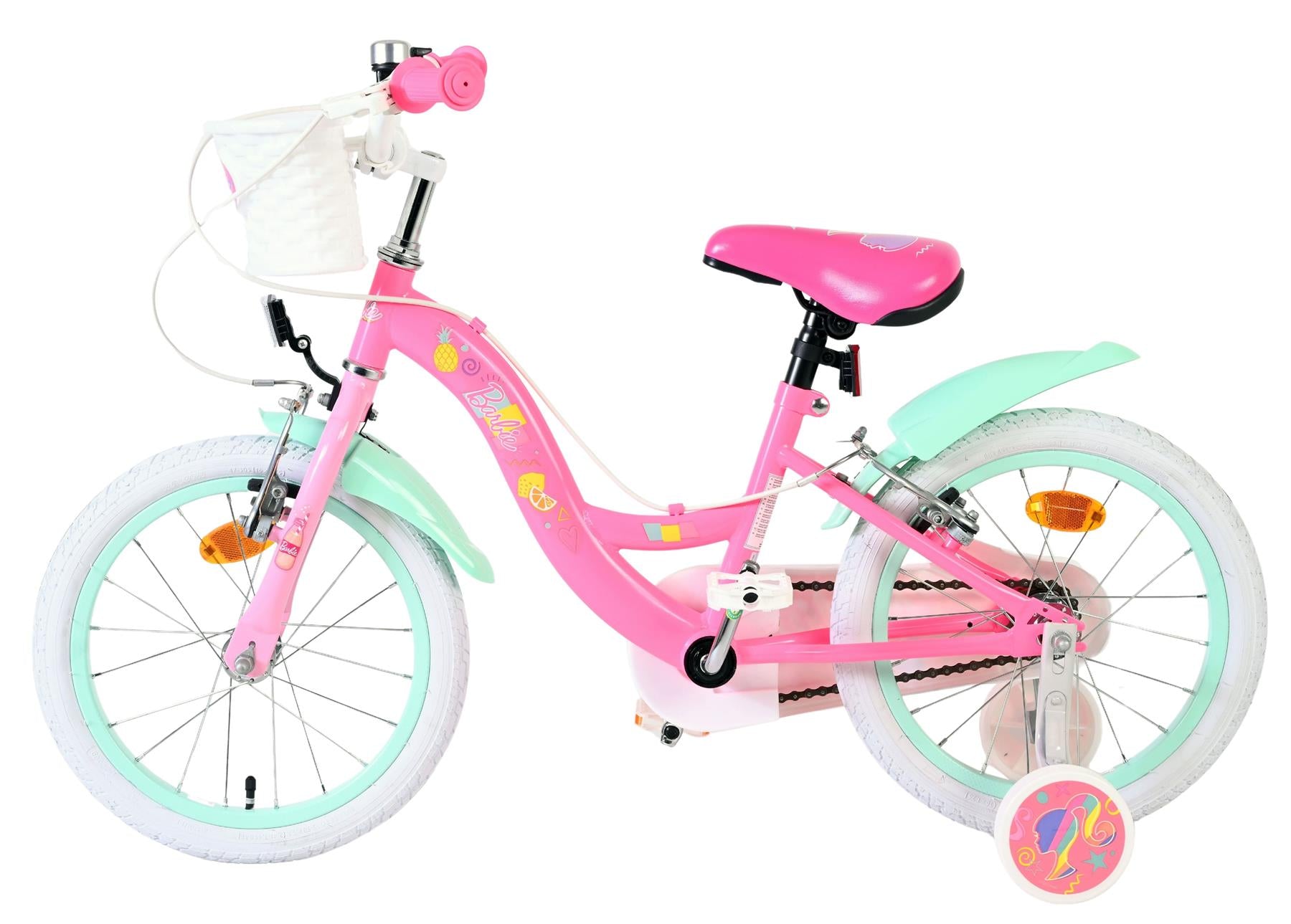Barbie Children's 16 Inch Bike - Pink