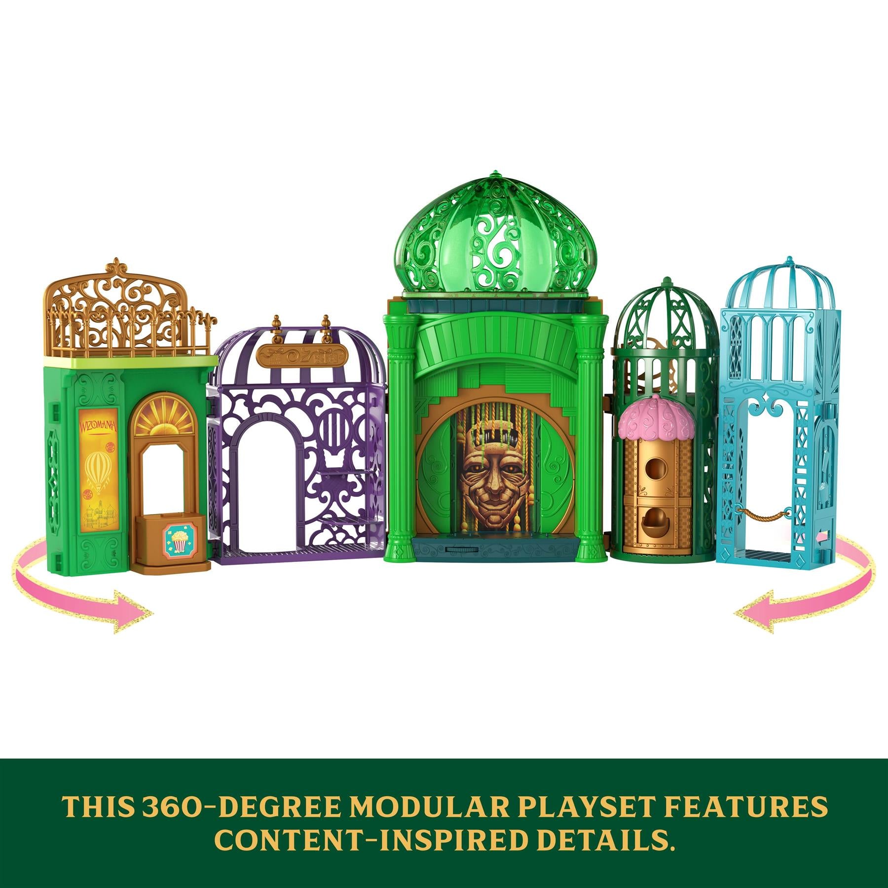 Wicked for Good Emerald City Small Doll Playset