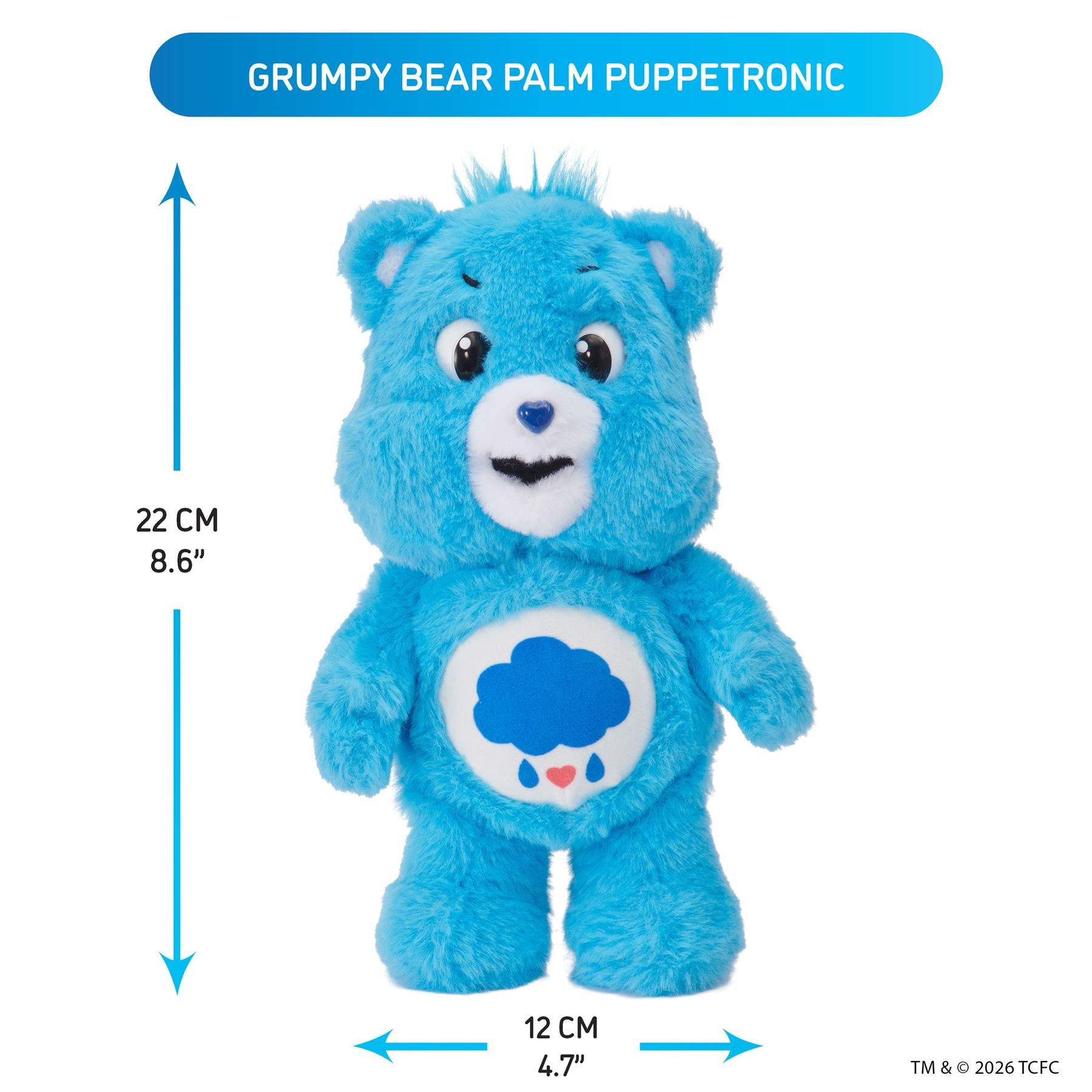 Care Bears Grumpy Palm Puppetronic Plush - Grumpy