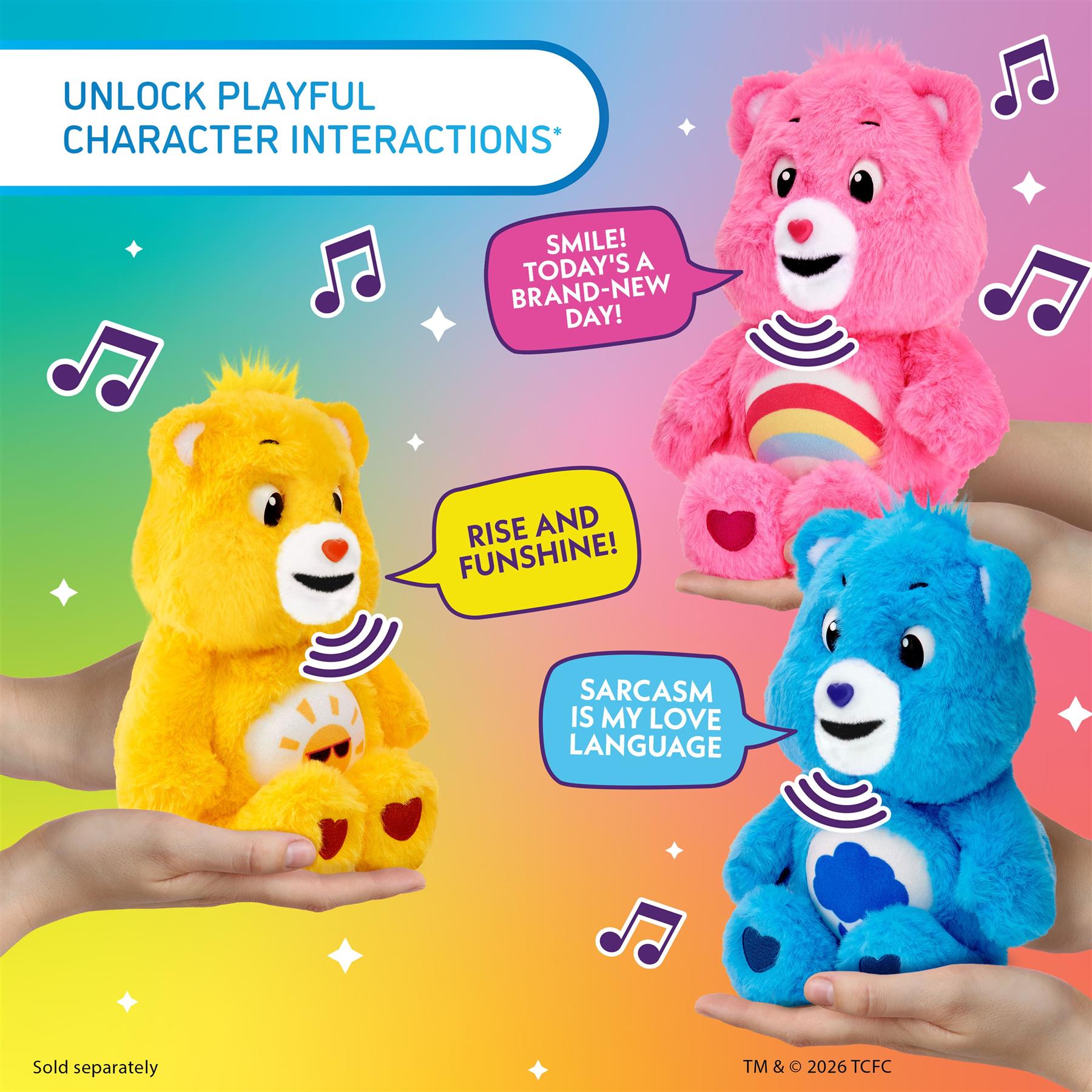 Care Bear Funshine Palm Puppetronic Plush