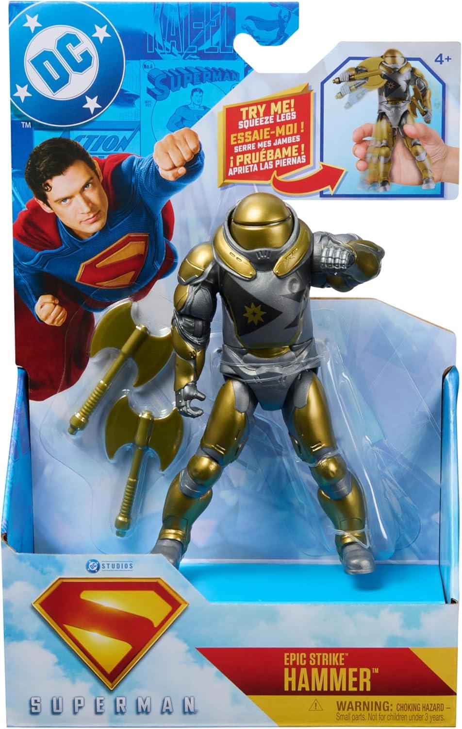 DC Comics, Superman 6 inch Epic Strike Action Figure - Hammer