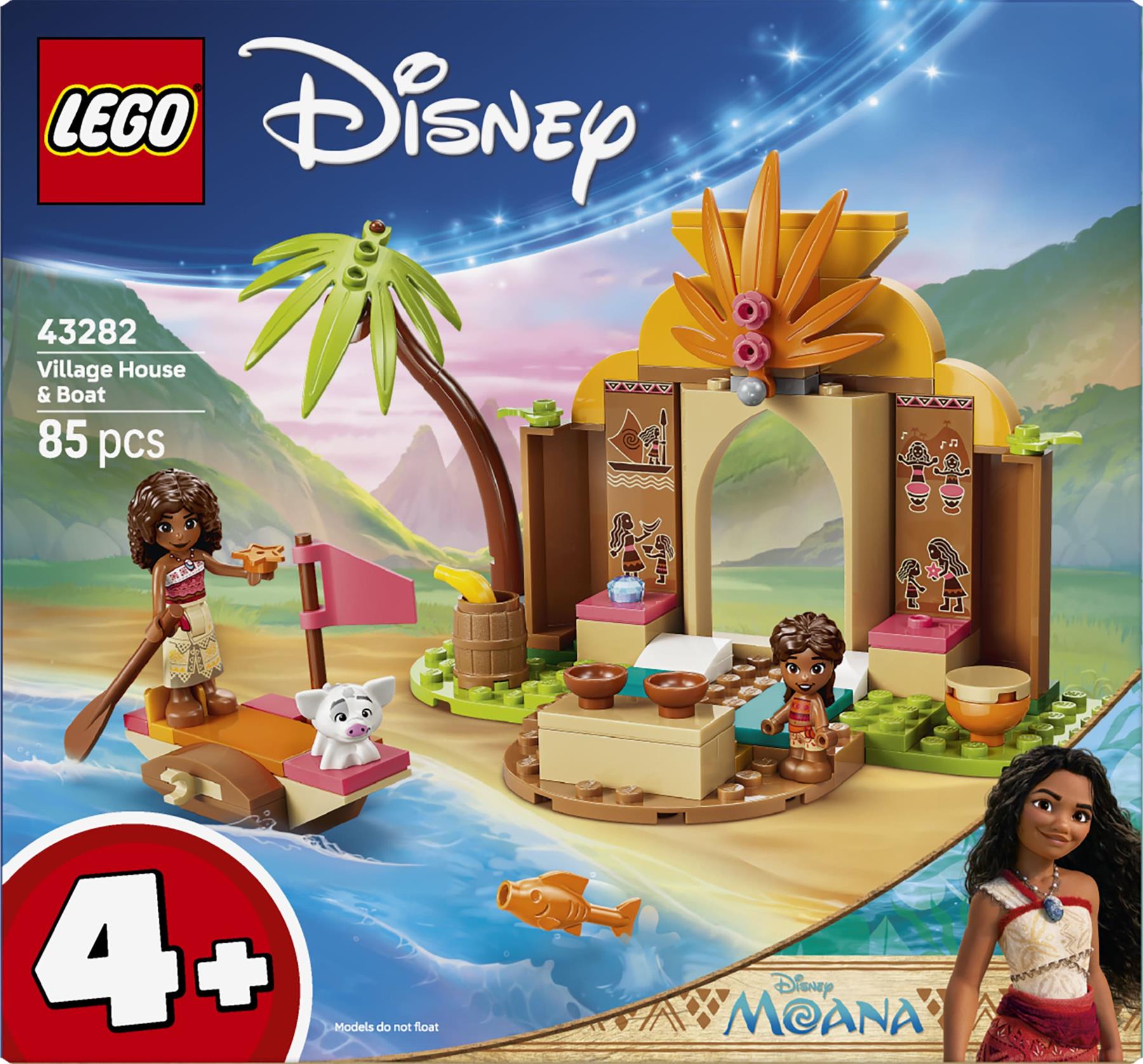 LEGO Disney Moana Village House & Boat 43282