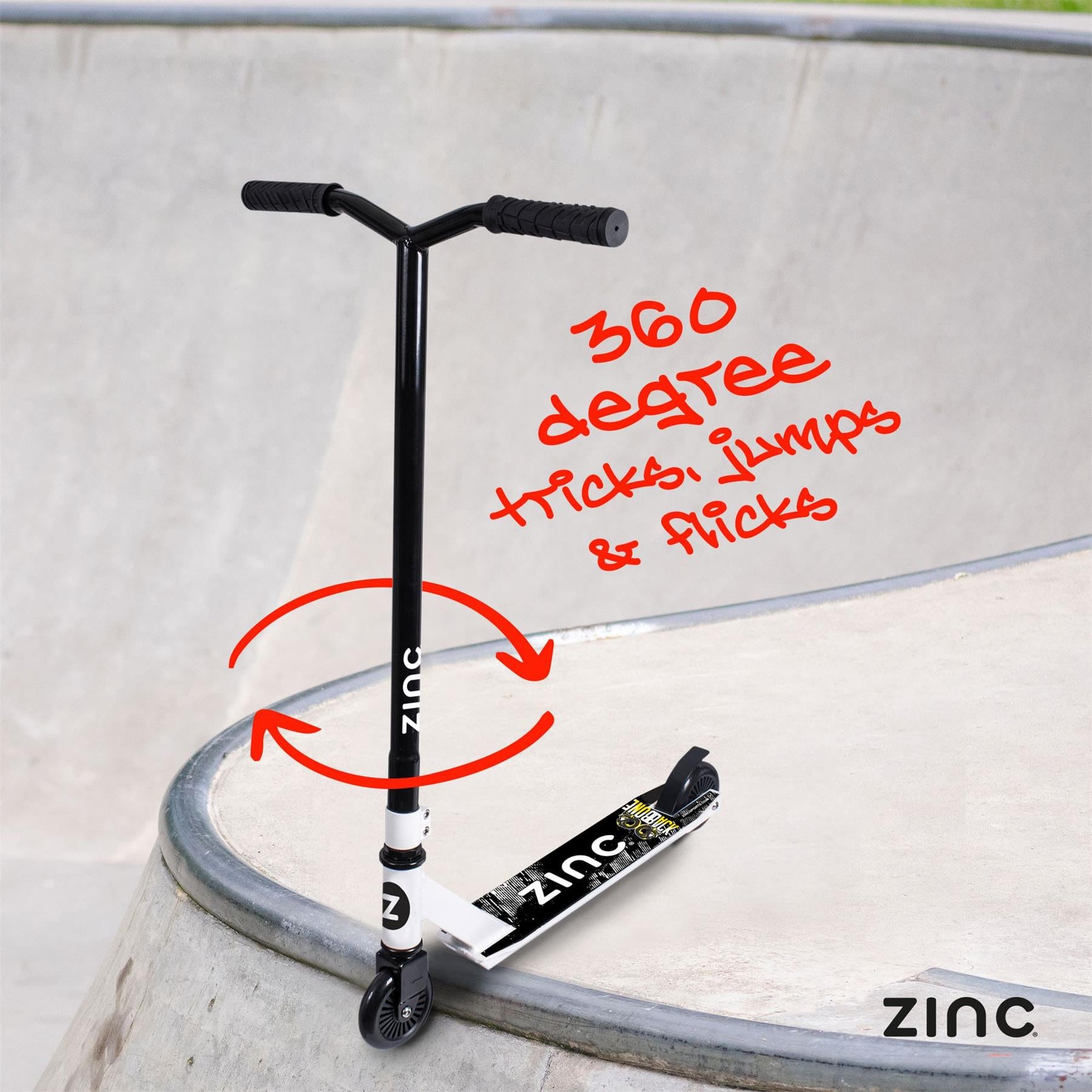 Zinc Backbone Stunt Scooter
