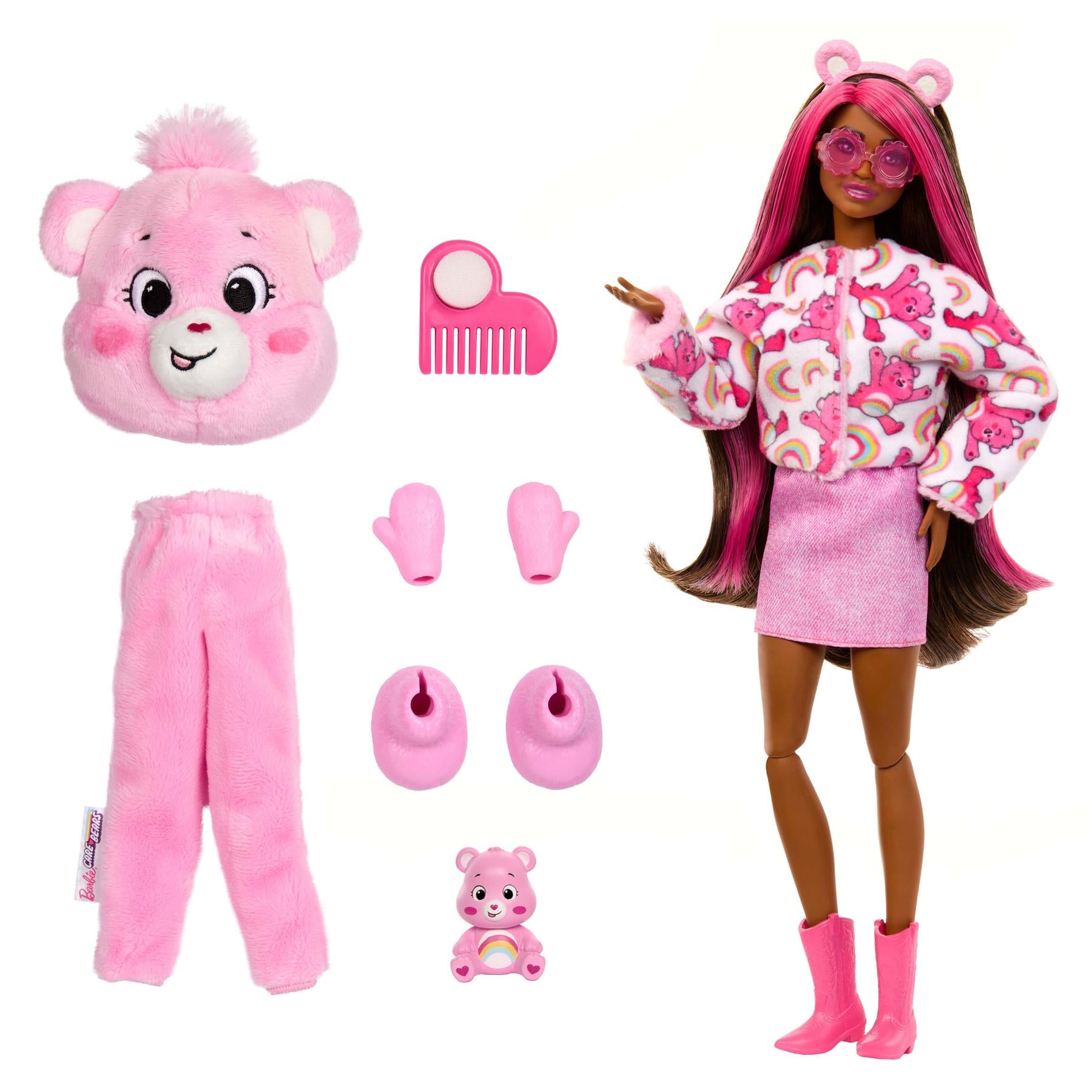 Barbie Cutie Reveal Barbie Care Bears - Pink