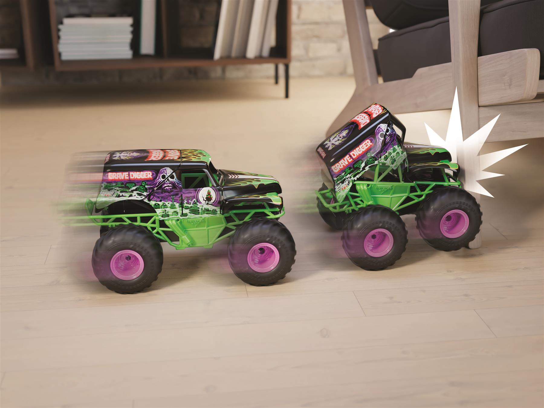 Monster Jam Smash and Bash 1:15th Grave Digger