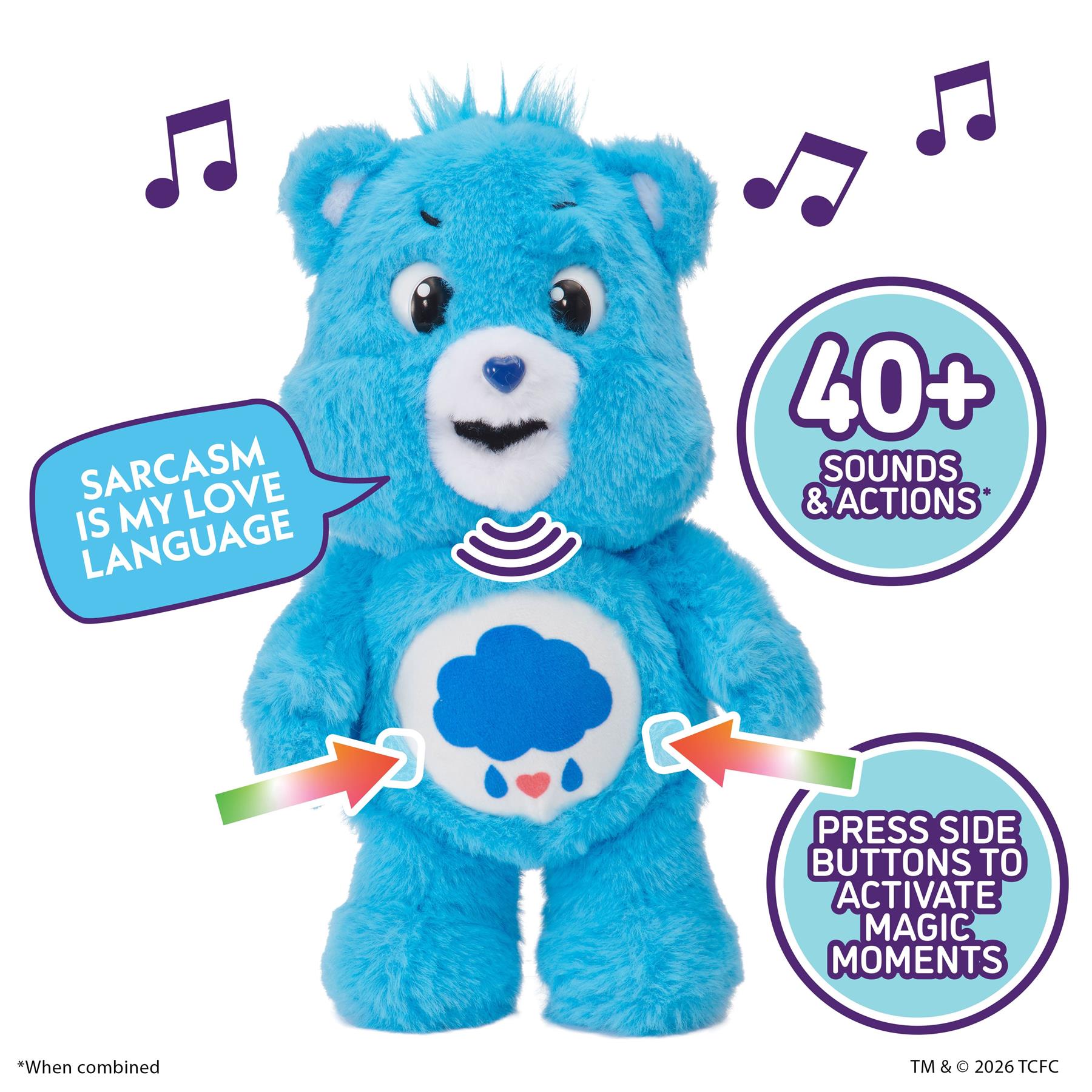 Care Bears Grumpy Palm Puppetronic Plush - Grumpy