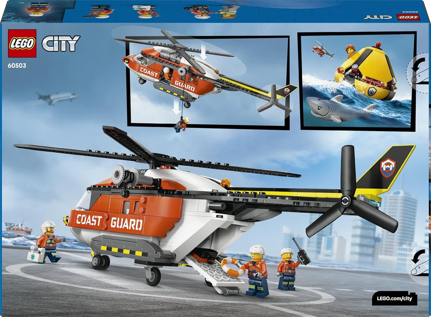 LEGO City Coast Guard Helicopter Building Toy 60503