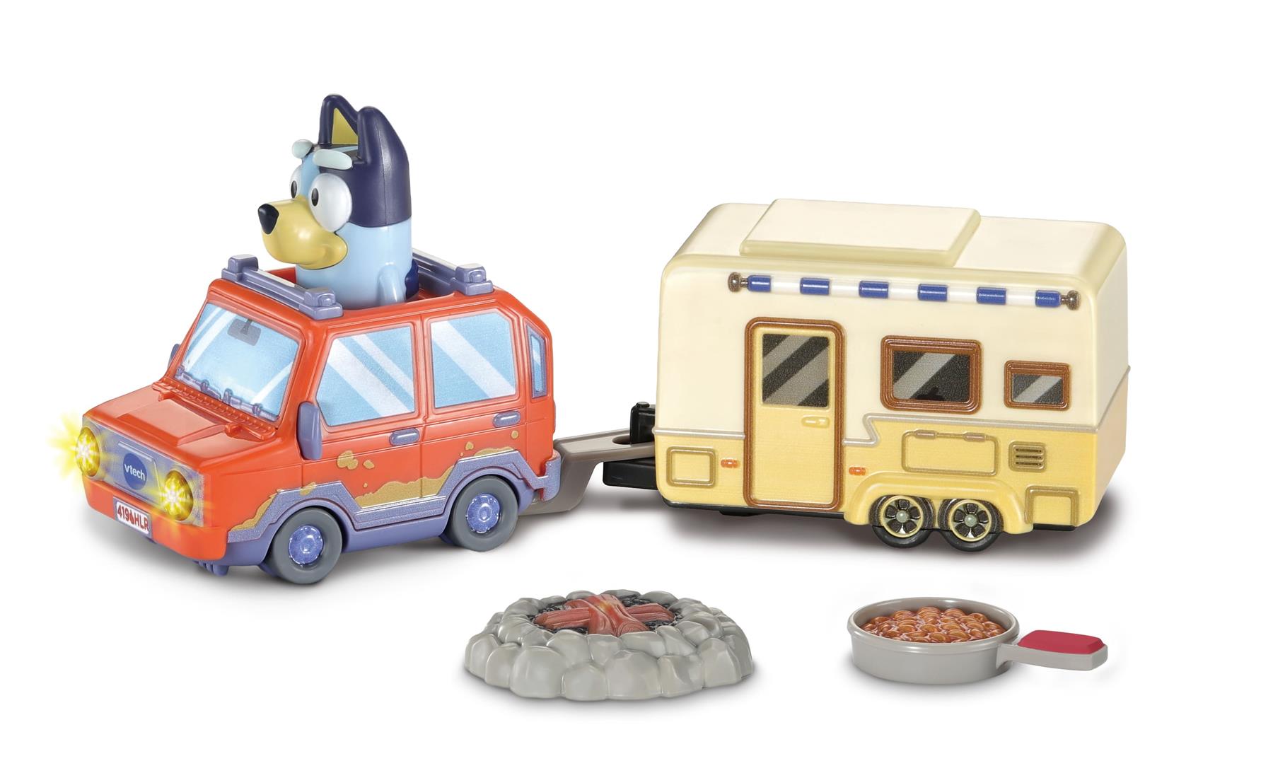 VTech Toot-Toot Drivers Bluey Family Car & Caravan