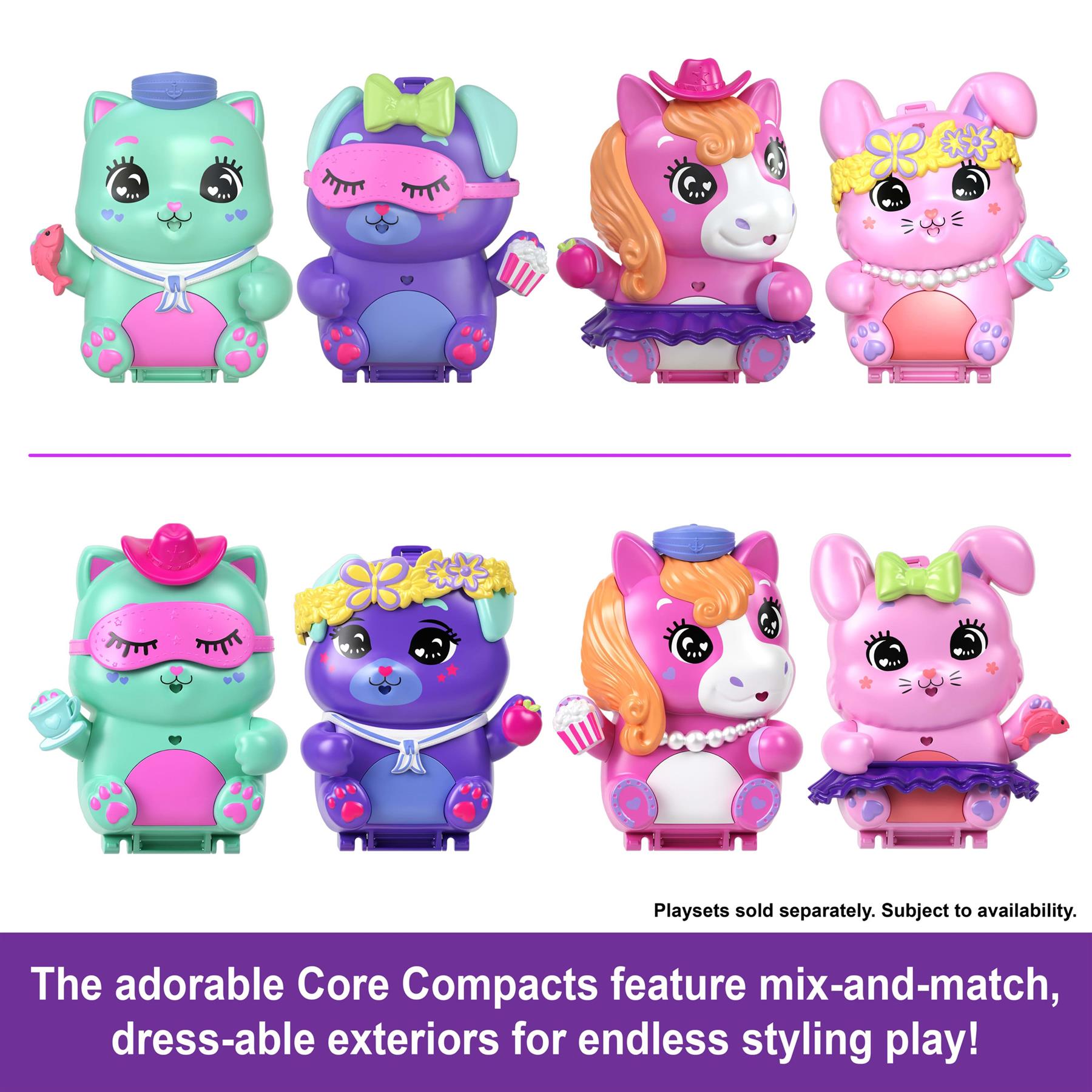 Polly Pocket Tea Party Bunny Compact Playset