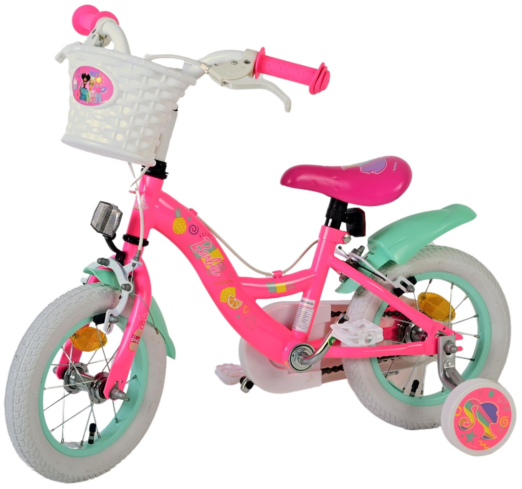 Barbie Children's 12 Inch Bike - Pink