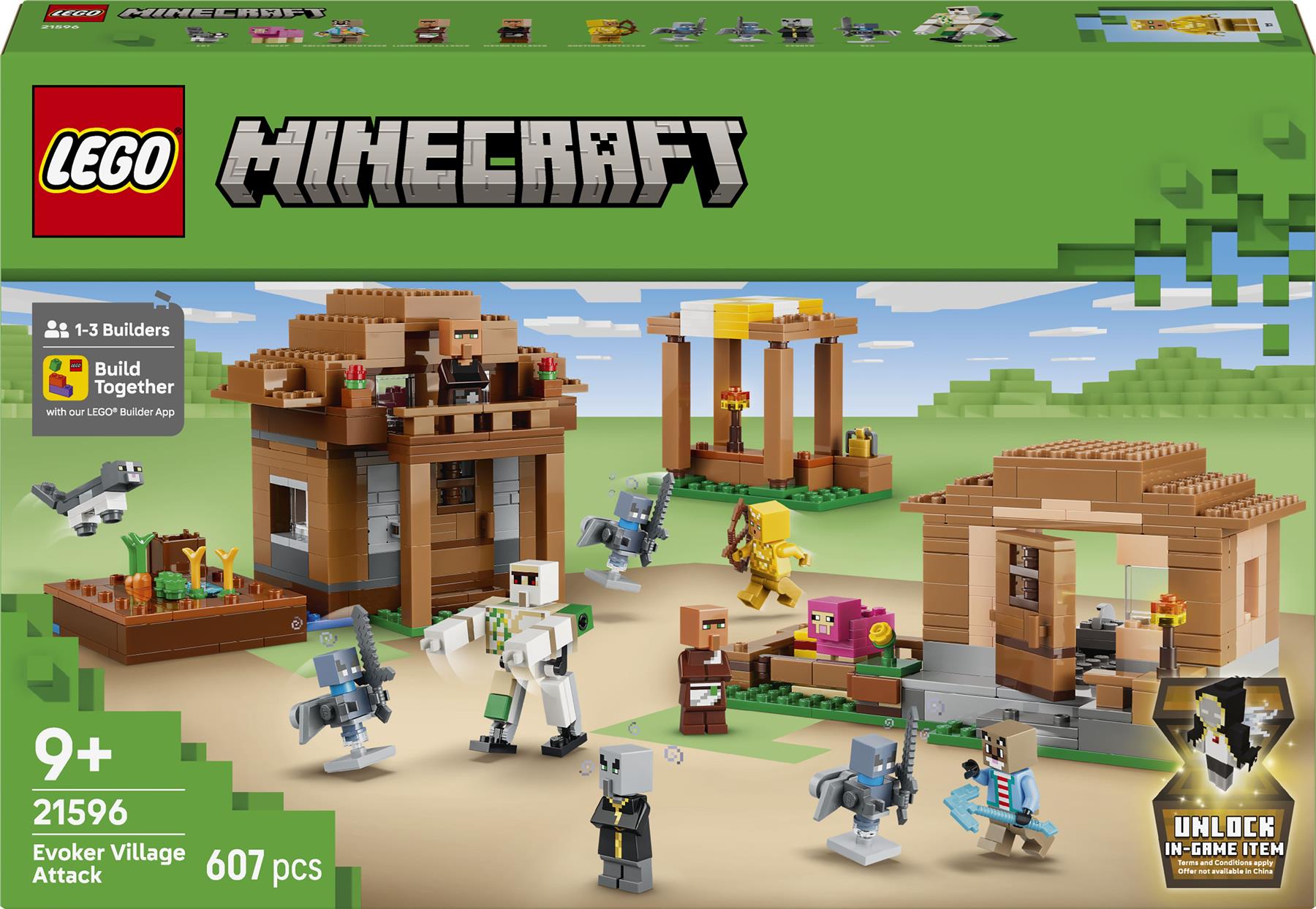 LEGO Minecraft Evoker Village Attack 21596