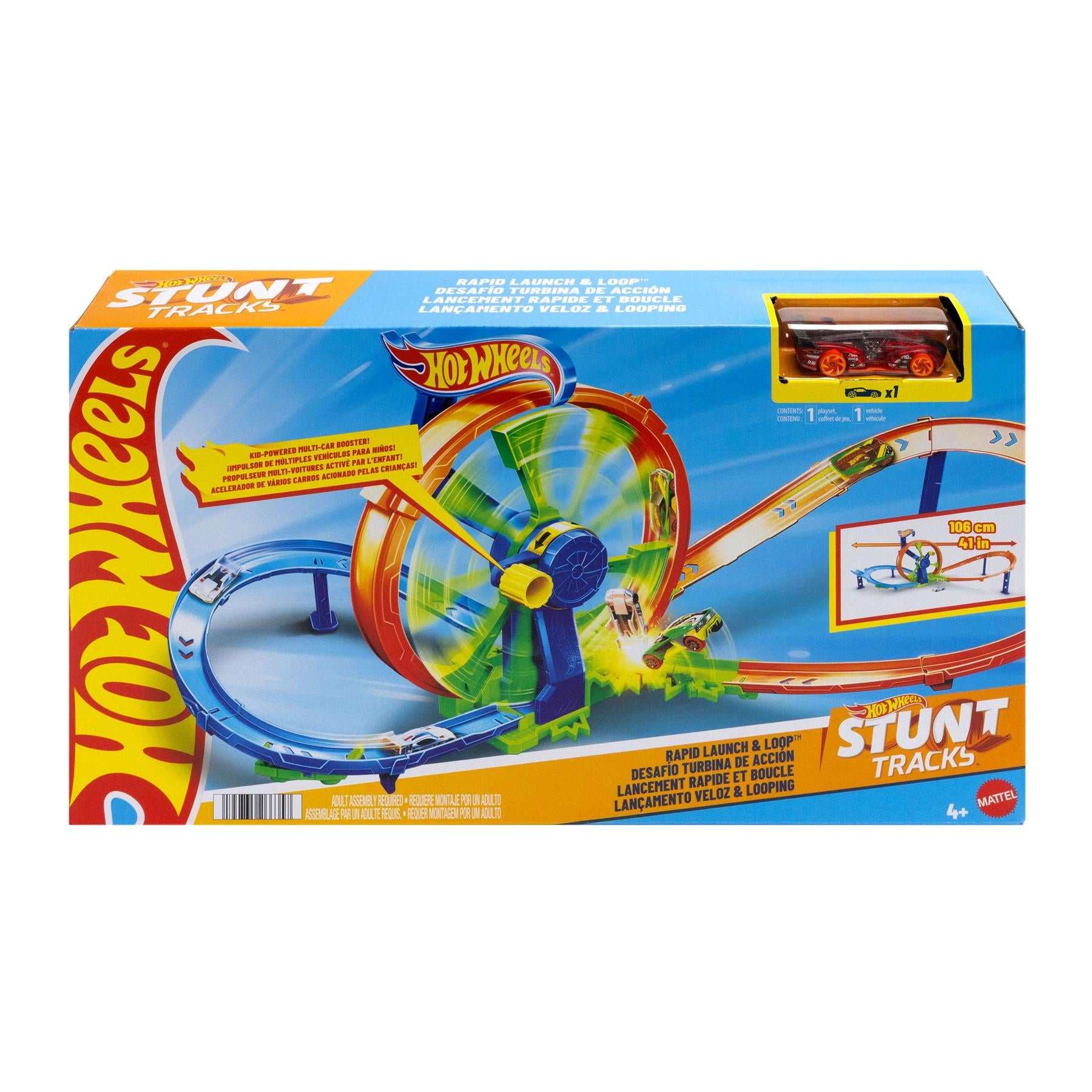 Hot Wheels Rapid Launch and Loop Playset