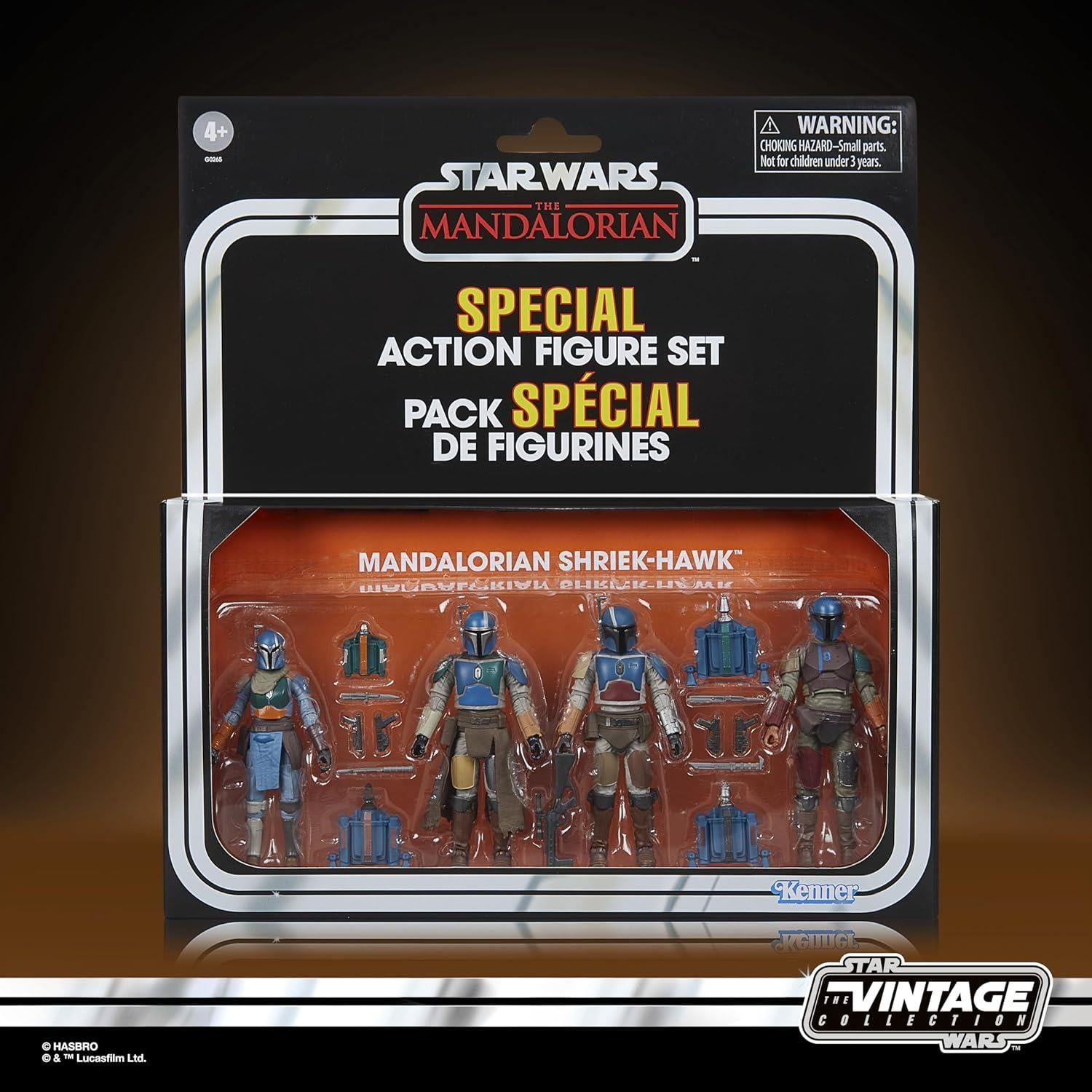 Star Wars The Vintage Collection Mandalorian 4 Pack Set - Shriek-Hawk