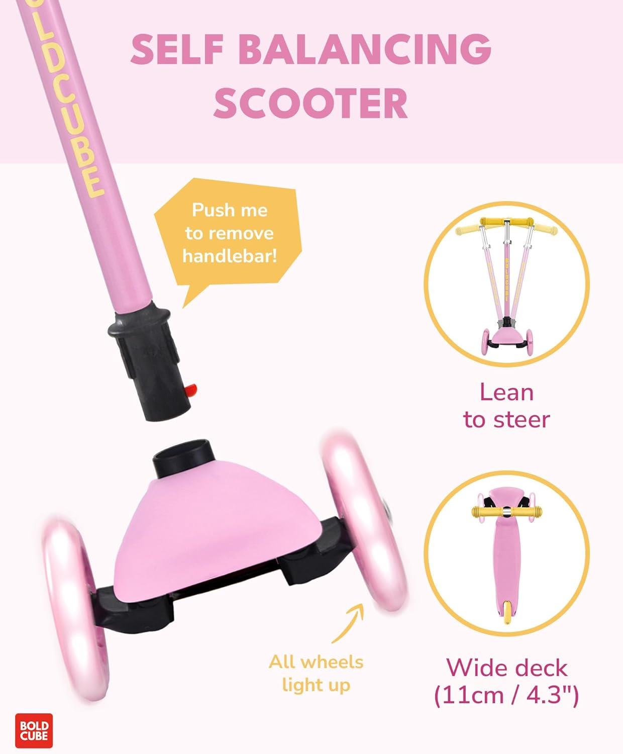 Boldcube Teeny 3 Wheel Scooter - Pink