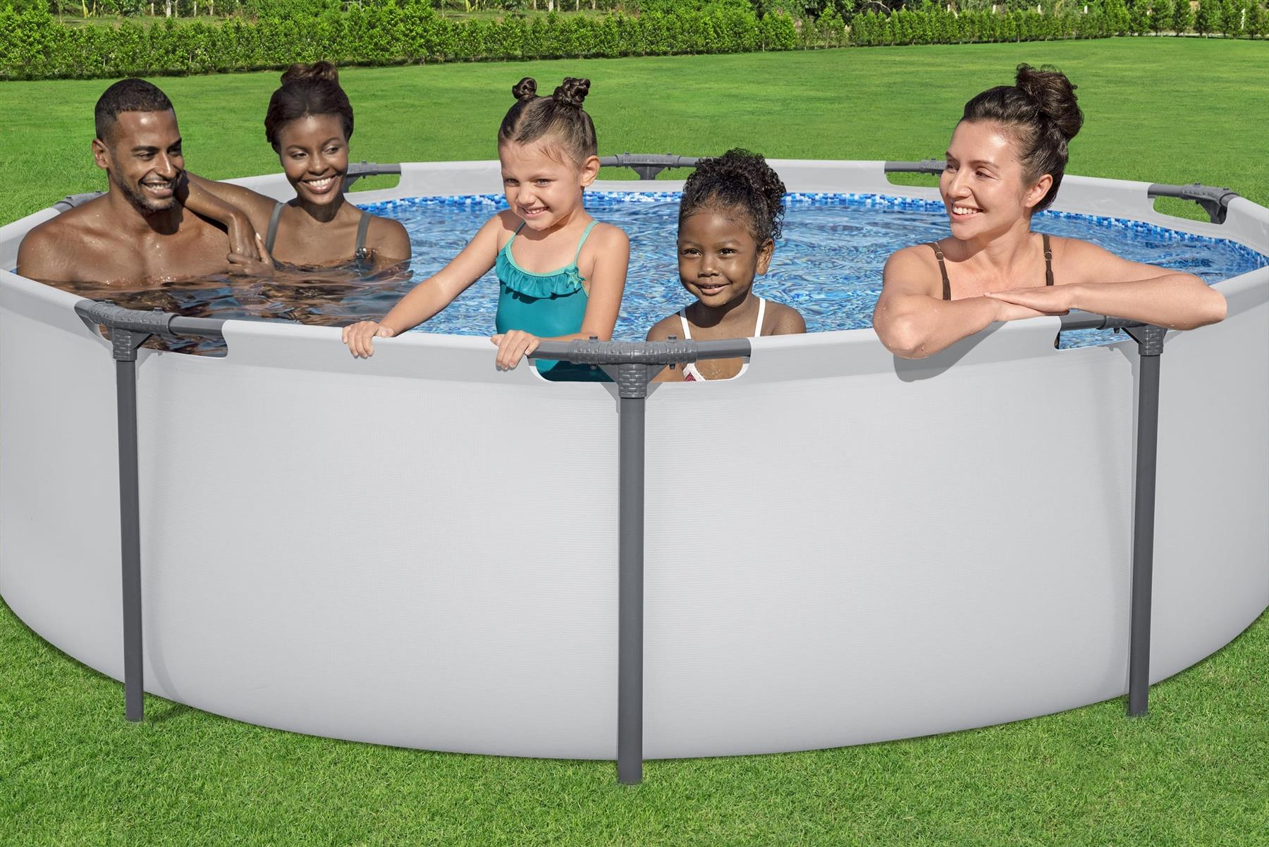 Bestway 10' x 30" Steel Pro Max Frame Pool with Filter Pump