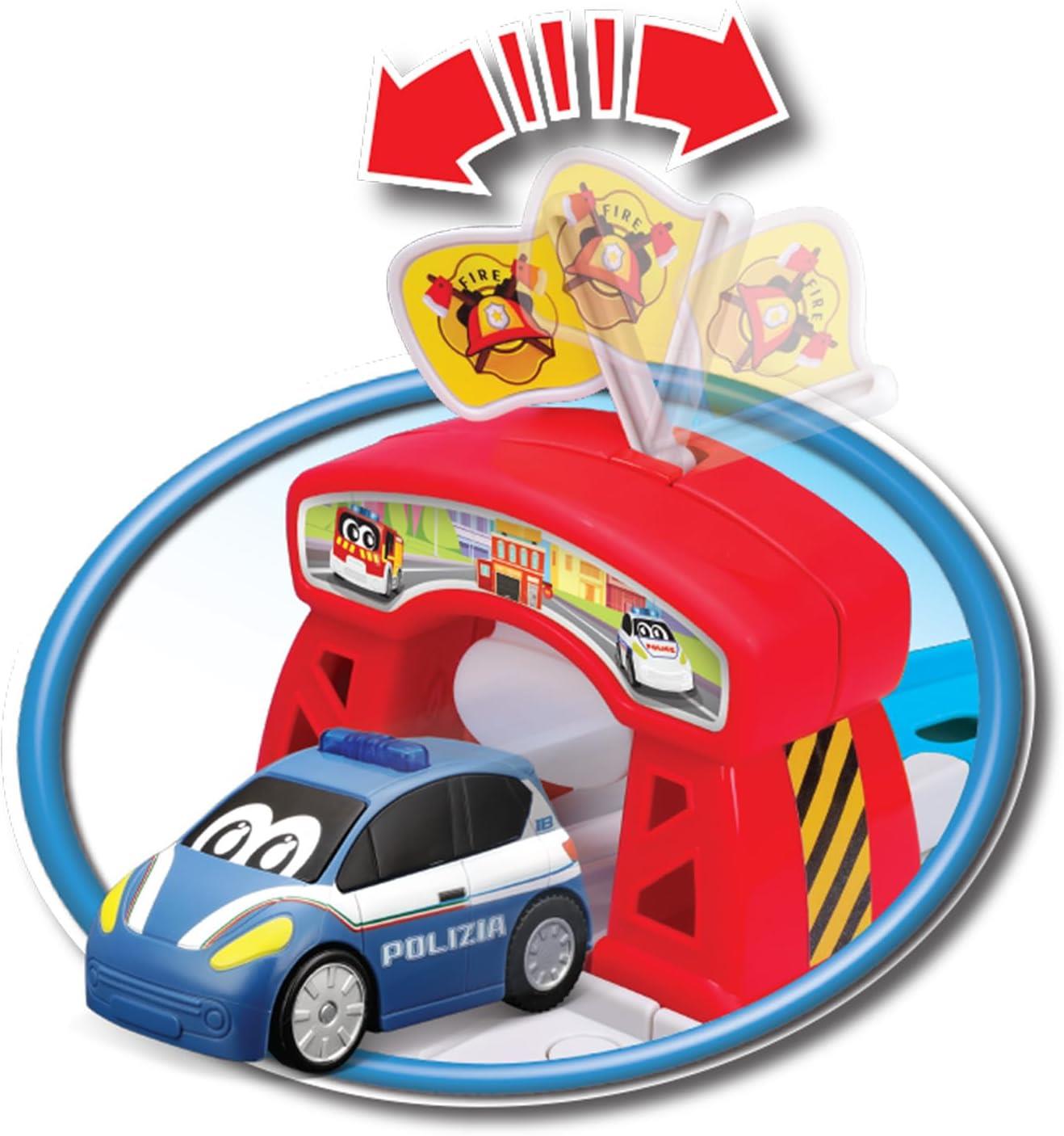 BB Junior Emergency Shake-It Runner Toy Race Car & Track Set