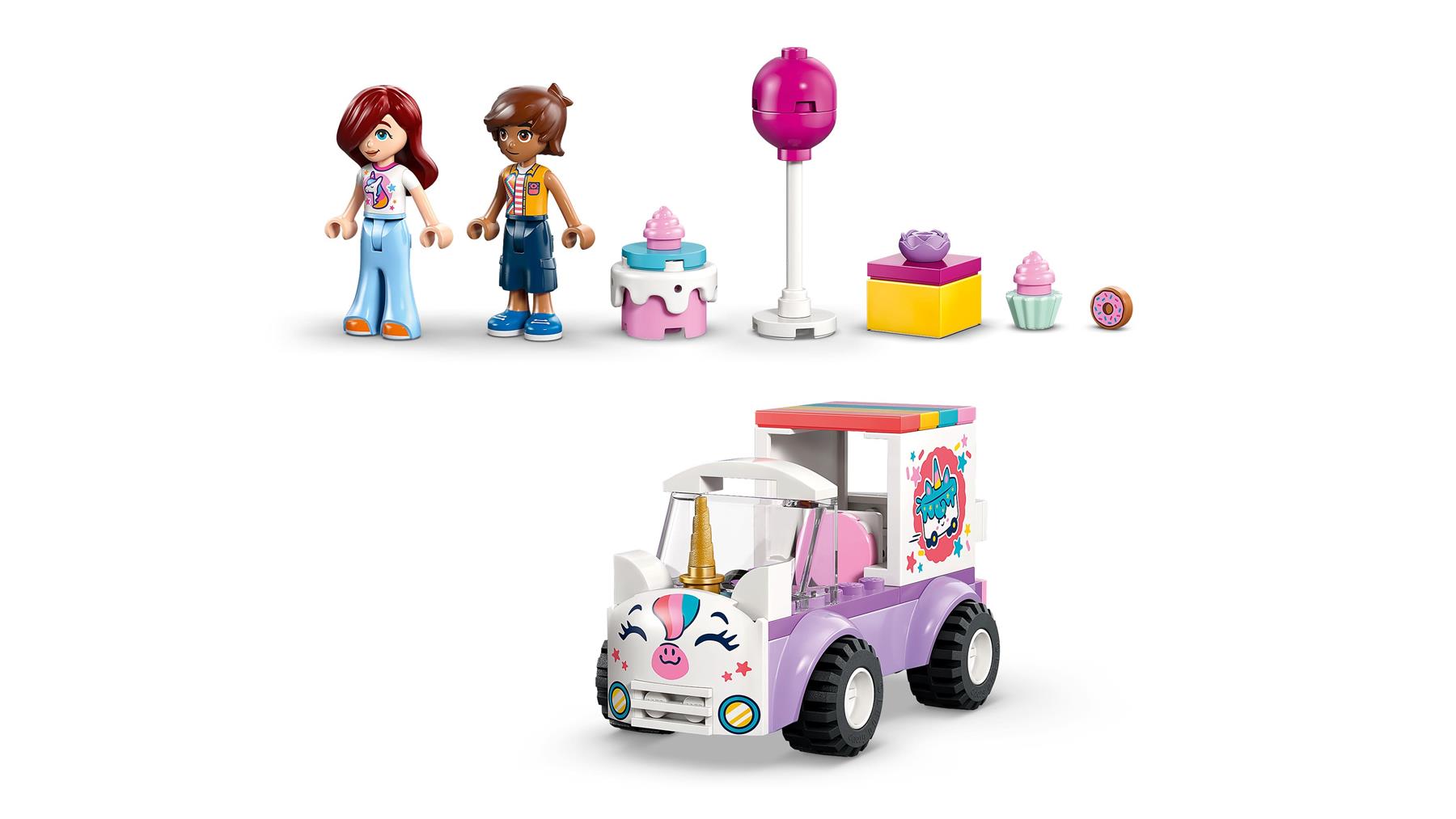 LEGO Friends Unicorn Cake Delivery Car Toy 42675