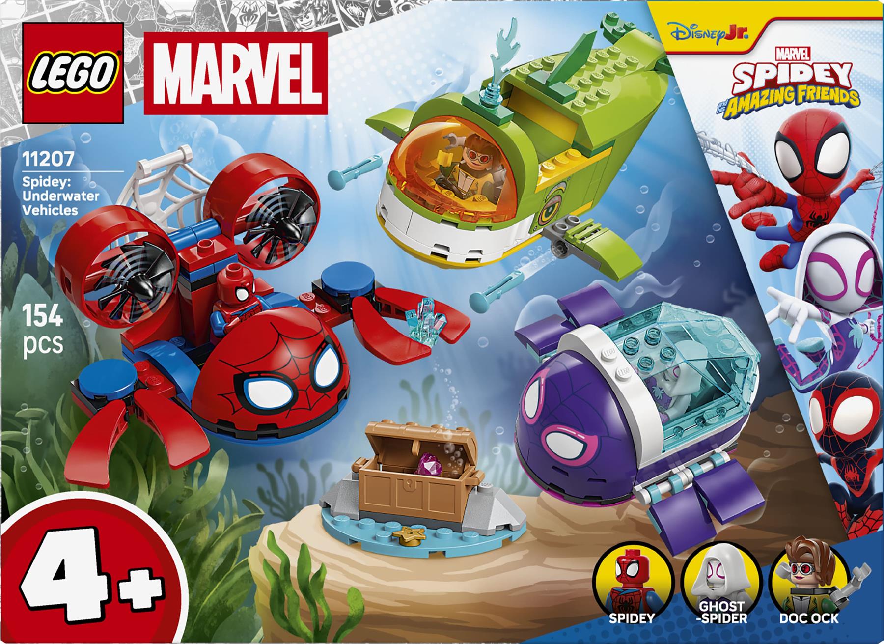 LEGO Marvel Spidey Underwater Vehicles 11207