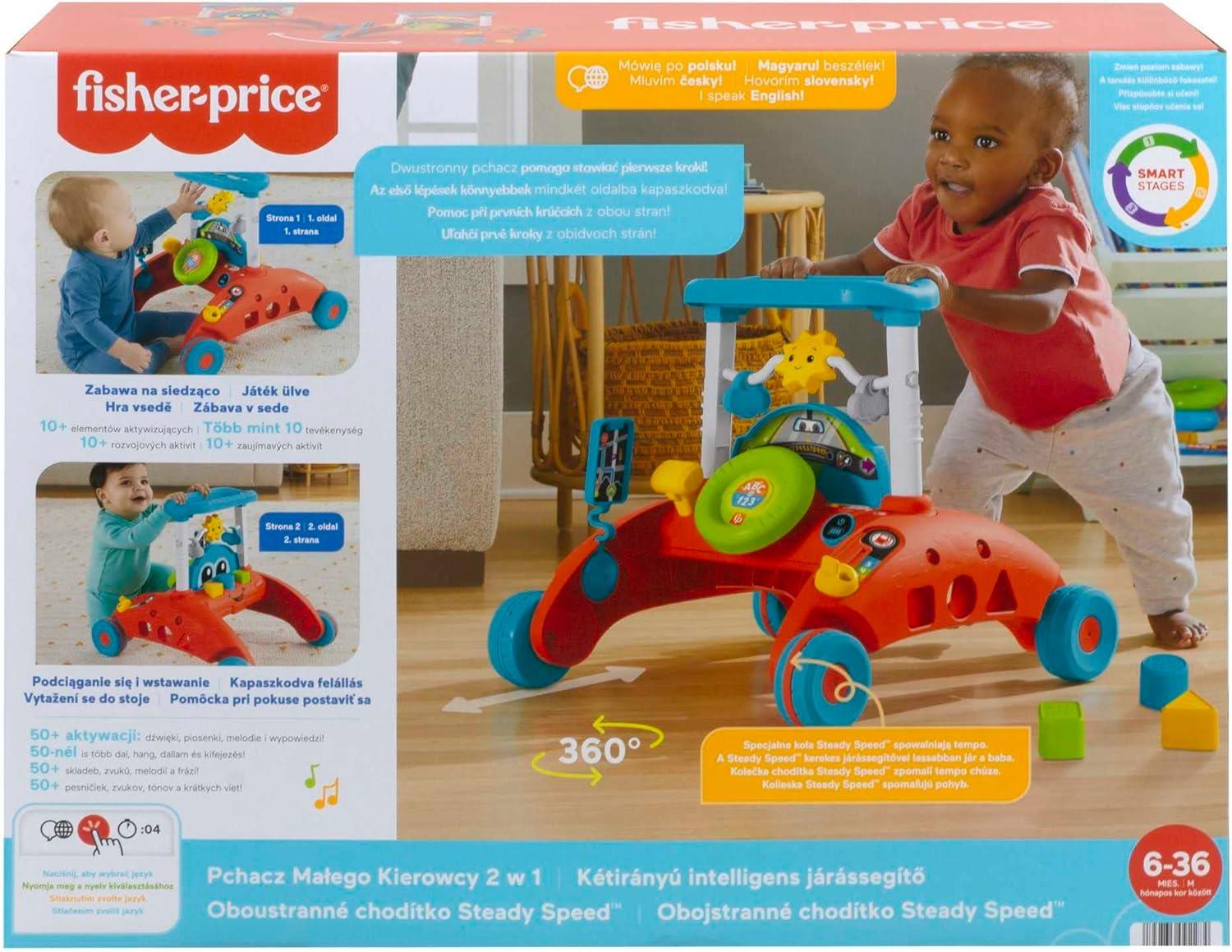 Fisher-Price 2-Sided Steady Speed Walker