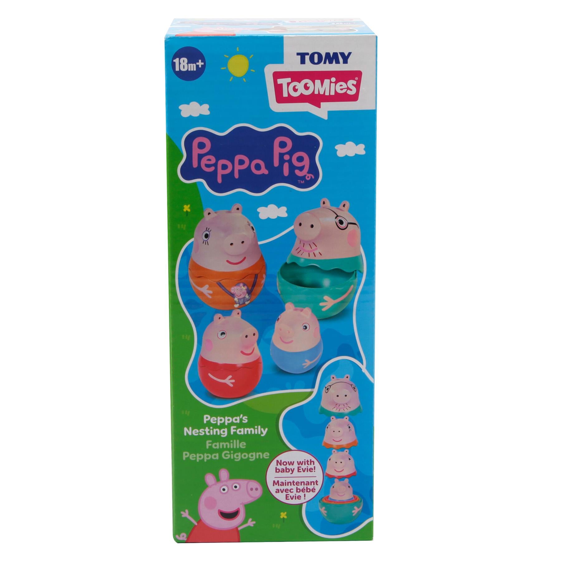 Tomy Toomies Peppa Pig Peppa's Nesting Family