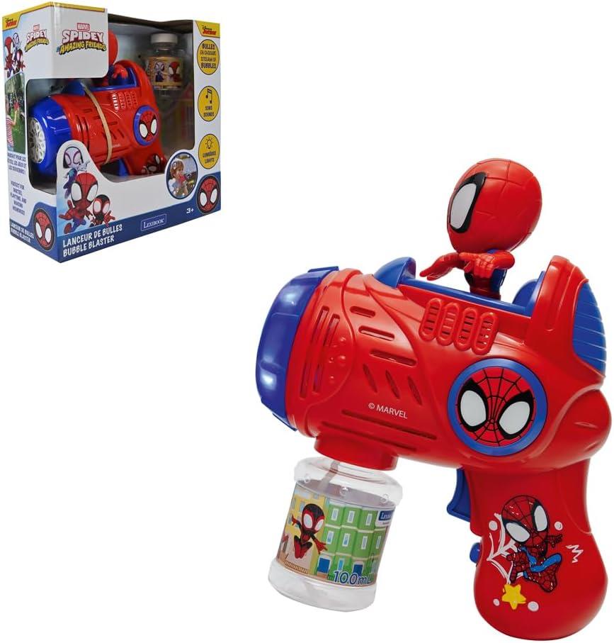 Spidey Bubble Gun  Blaster with Light and Sound Effects