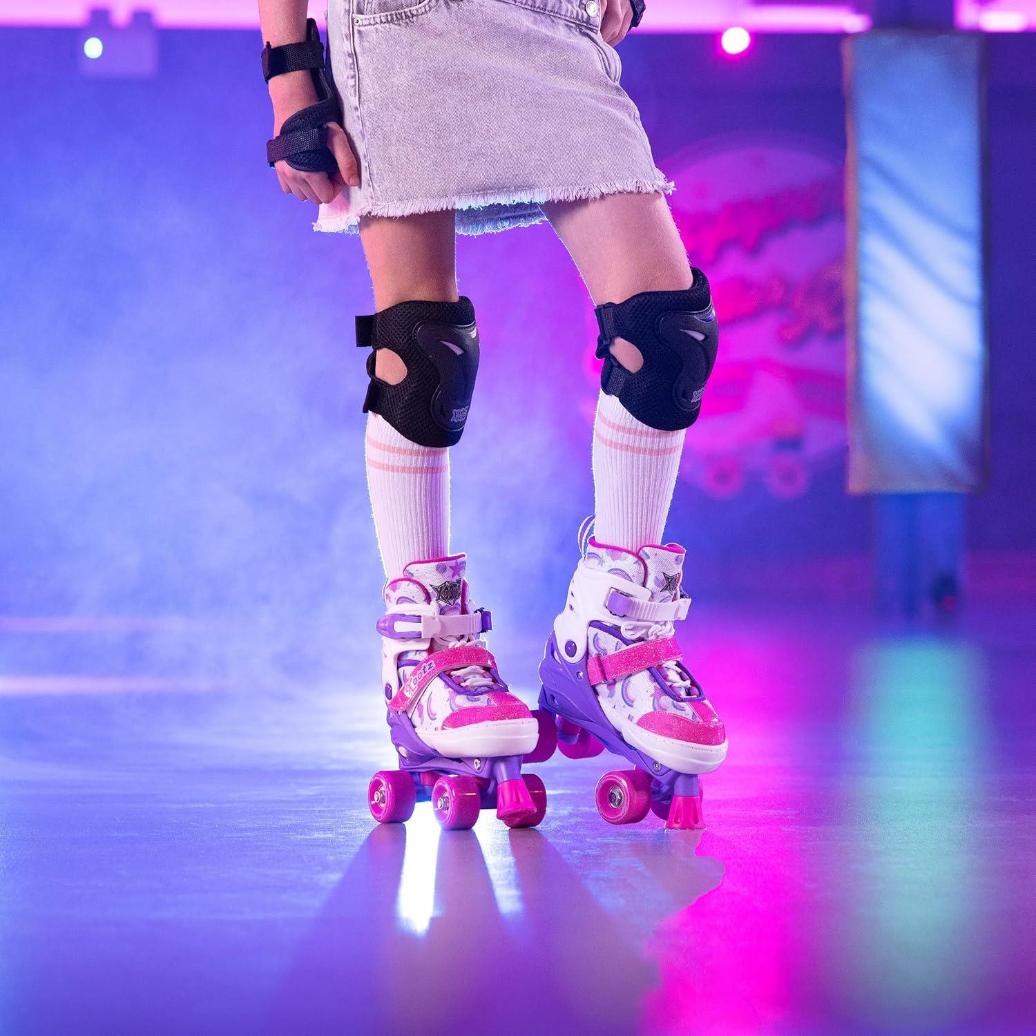 Xootz Semi Soft Jet Roller Skates 9C-12C - Pink