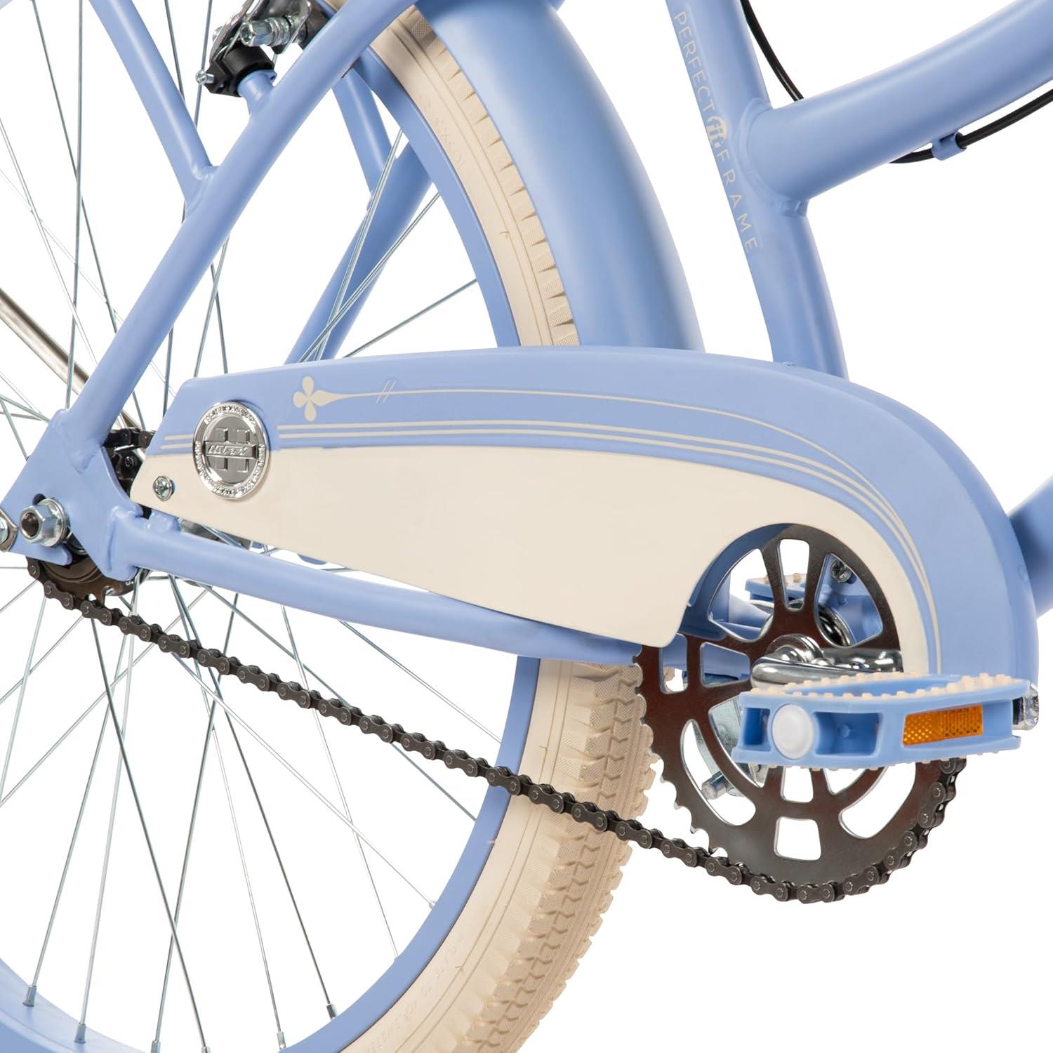 Huffy Deluxe 24 Inch Cruiser Bike - Baby Blue