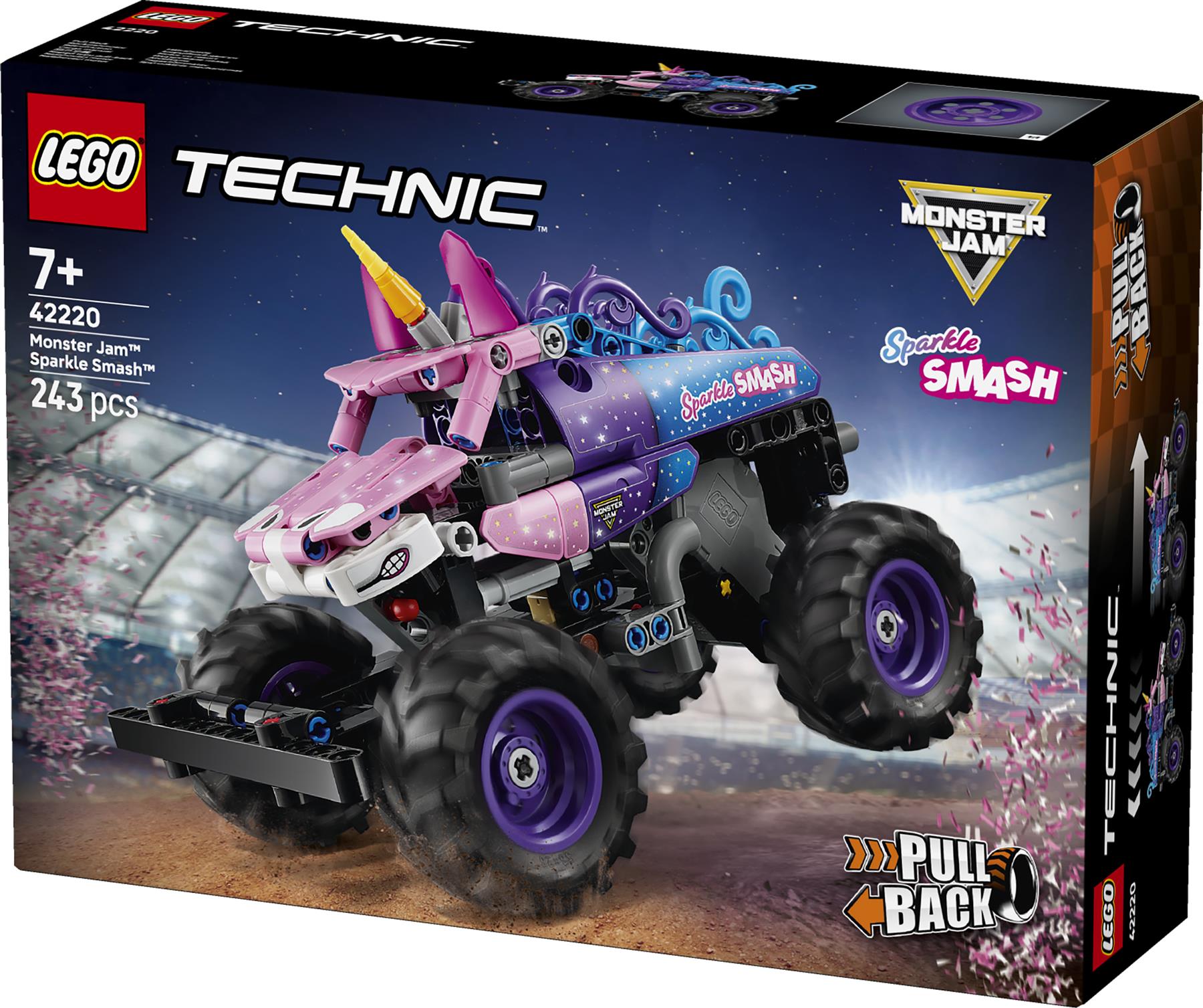 LEGO Technic Monster Jam Sparkle Smash Pull-Back 42220