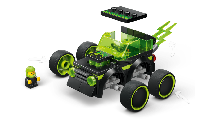 LEGO City Rides Gaming Race Car Toy for Kids 60484