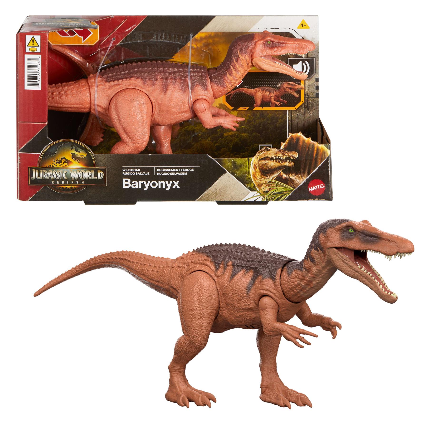 Jurassic World Rebirth Wild Roar Dinosaur Figure with Sounds Assortment