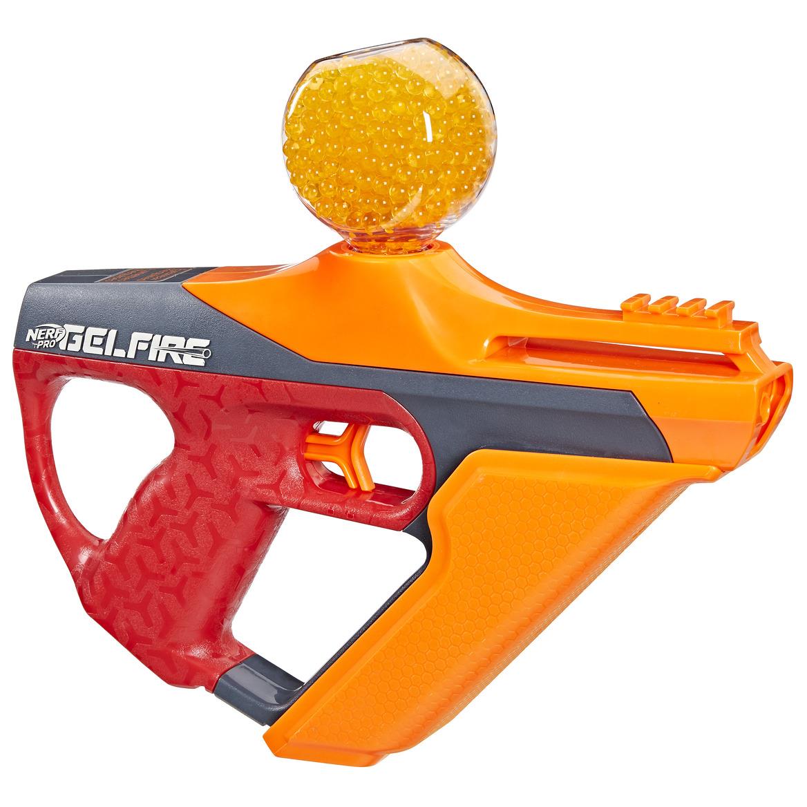 Nerf Pro Gelfire Uproar Blaster 10,000 Rounds, 400 Round Hopper & Protective Eyewear