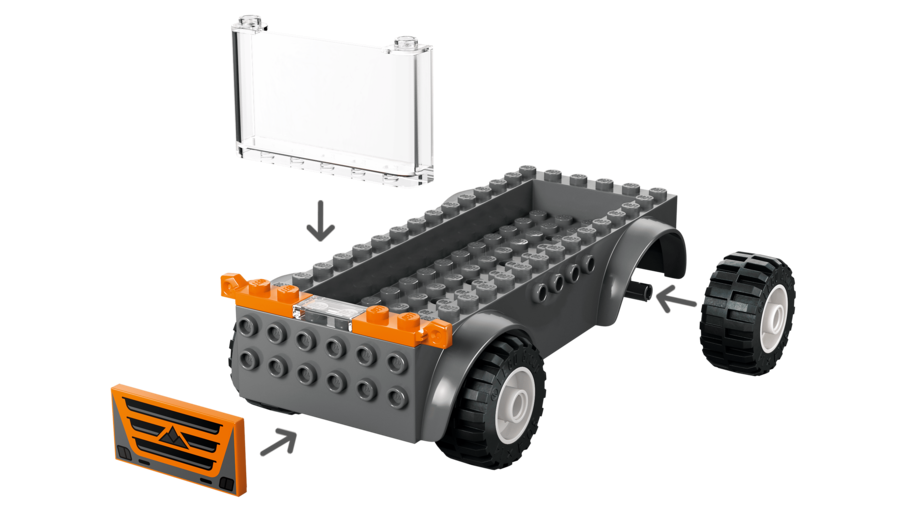 LEGO City Motorcycle Transporter Truck Toy 60491