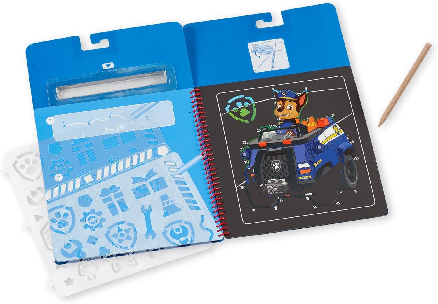 Melissa and Doug PAW Patrol Scratch Art Pad - Chase