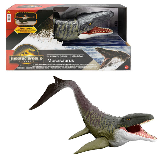 Jurassic World Rebirth Super Colossal Mosasaurus Action Figure
