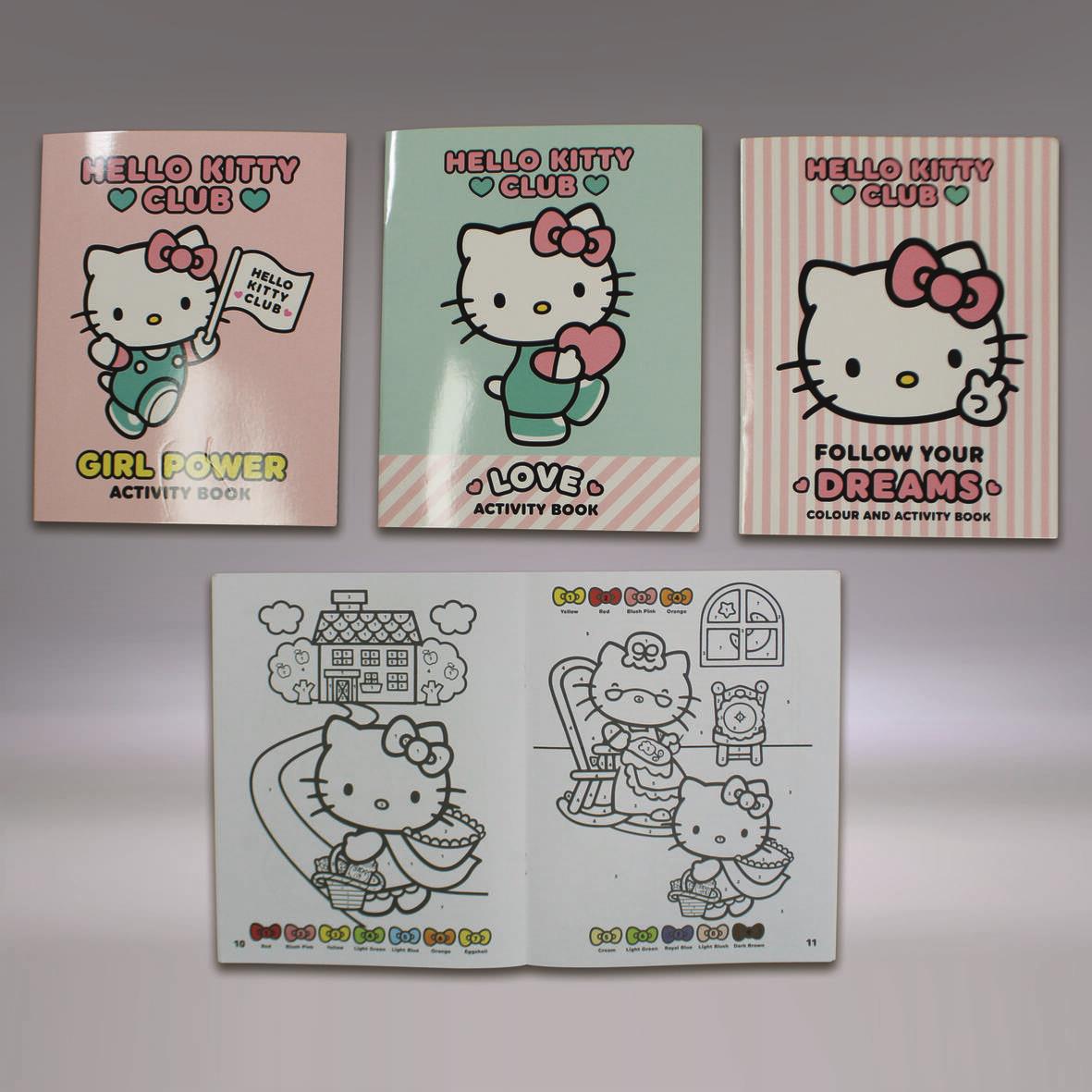Hello Kitty Tin of Colouring Books & Stickers