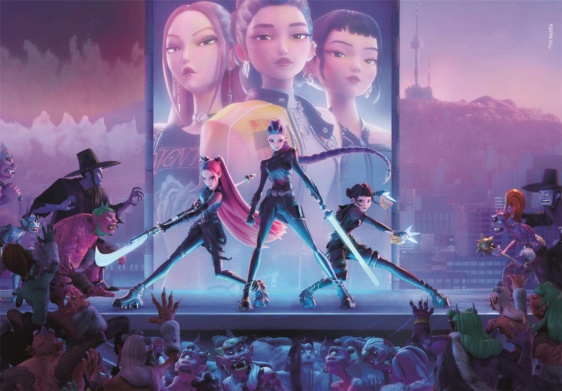 K-POP Demon Hunters 1000 Piece Puzzle