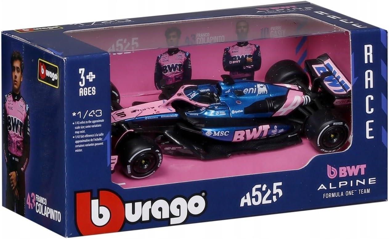 F1 1:43 Die-Cast Scale Race Car - BWT Alpine