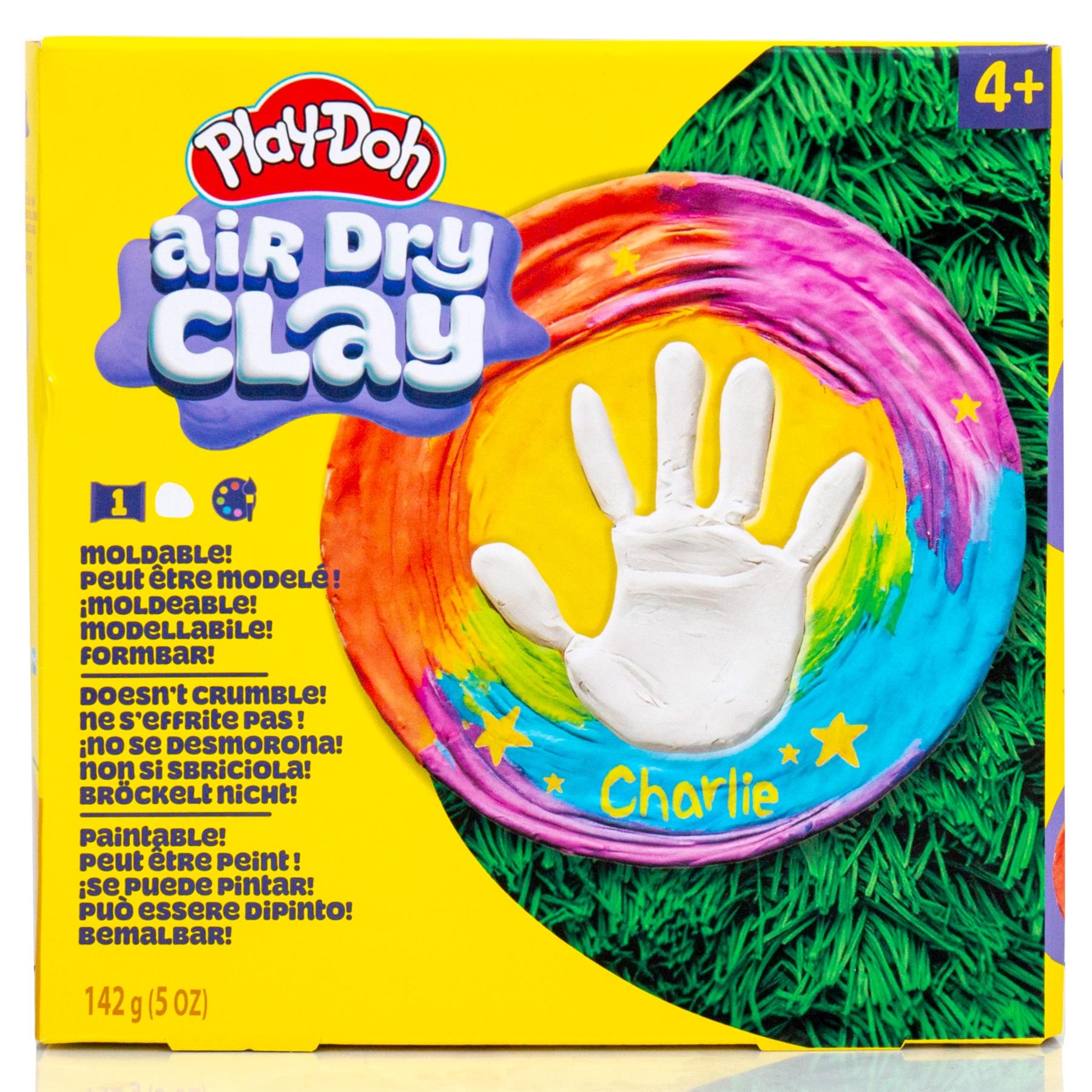 Play-Doh Air Dry Clay Handprint Stone