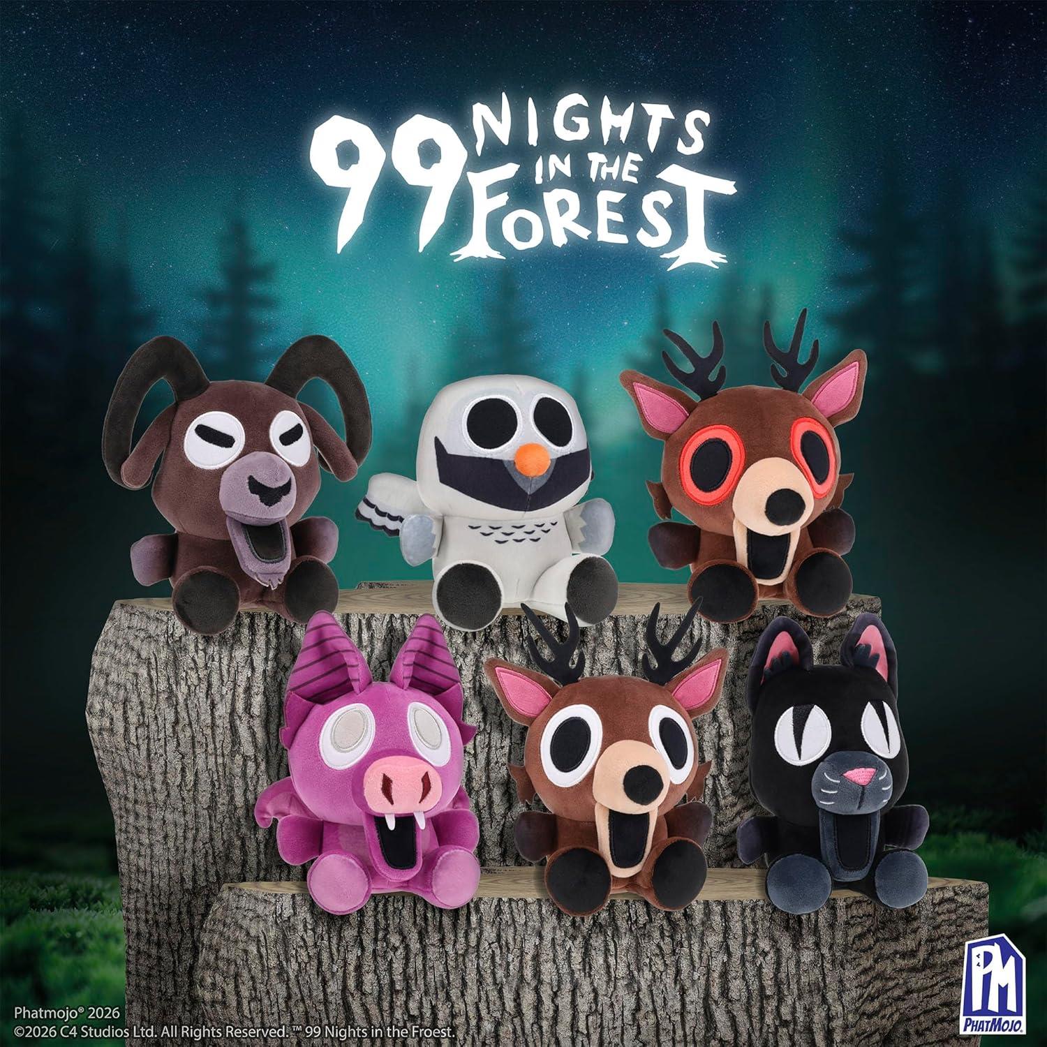 99 Nights in the Forest 5.5 Inch Mystery Collectible Plush with Roblox DLC Code