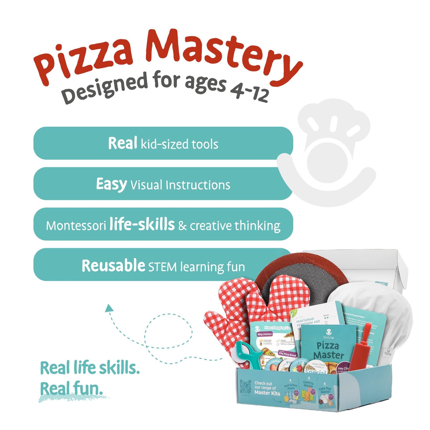 Tovla Jr. Montessori Pizza-Making Kit