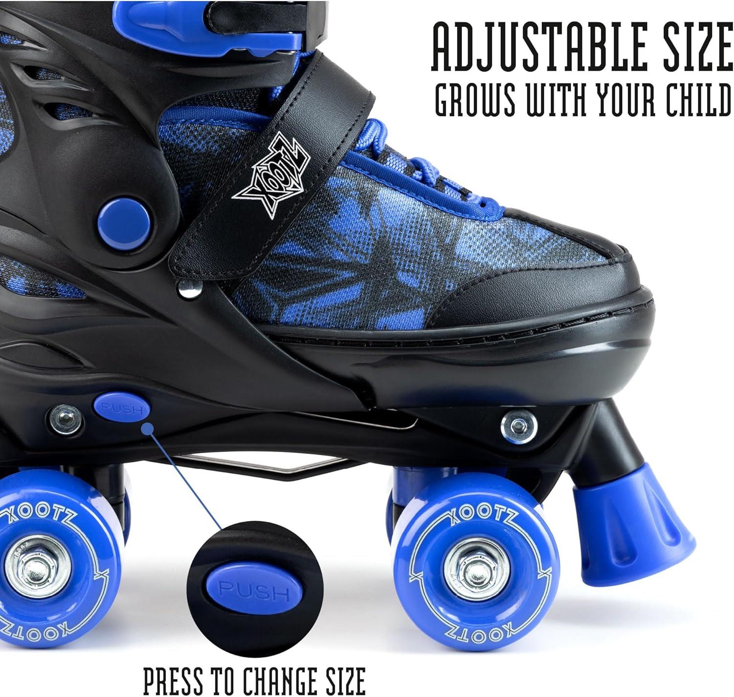 Xootz Semi Soft Jet Roller Skates 13C-3 - Blue