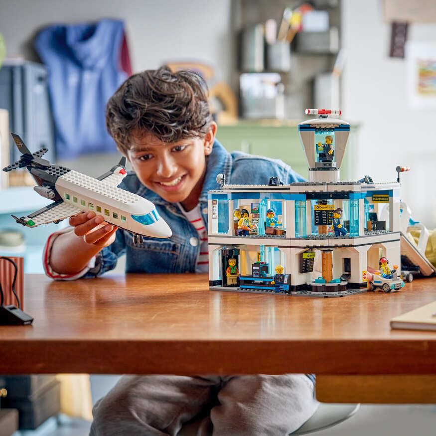 LEGO City Airport with Airplane Toy Model Kit 60502