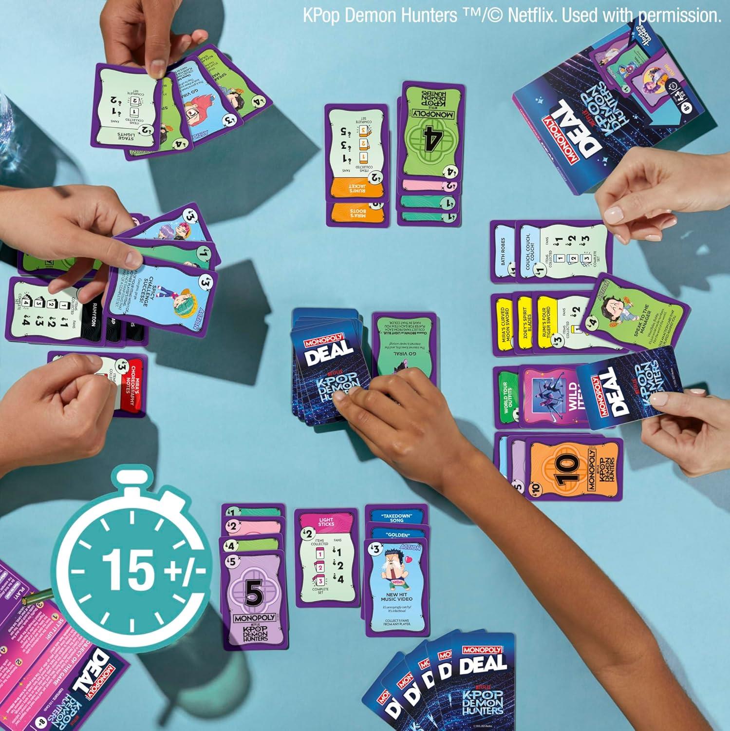 K-Pop Demon Hunters Monopoly Deal