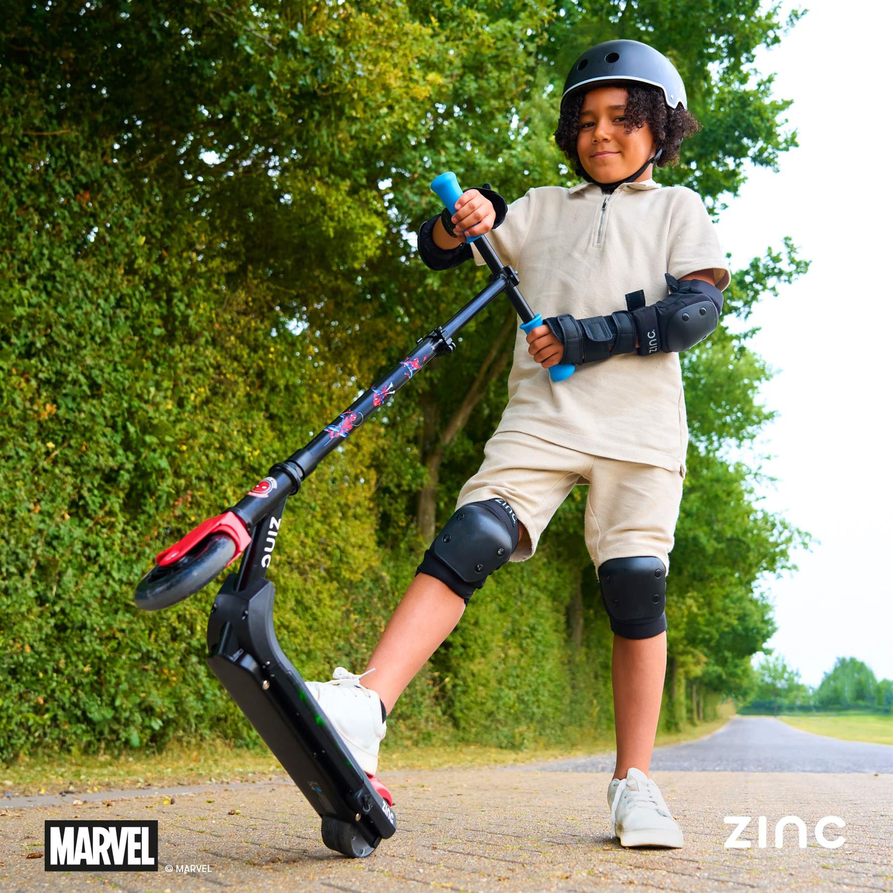 Zinc Marvel Spiderman Electric Scooter