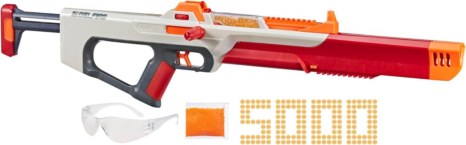Nerf Pro Gelfire Ghost Bolt Action Blaster with 5000 rounds