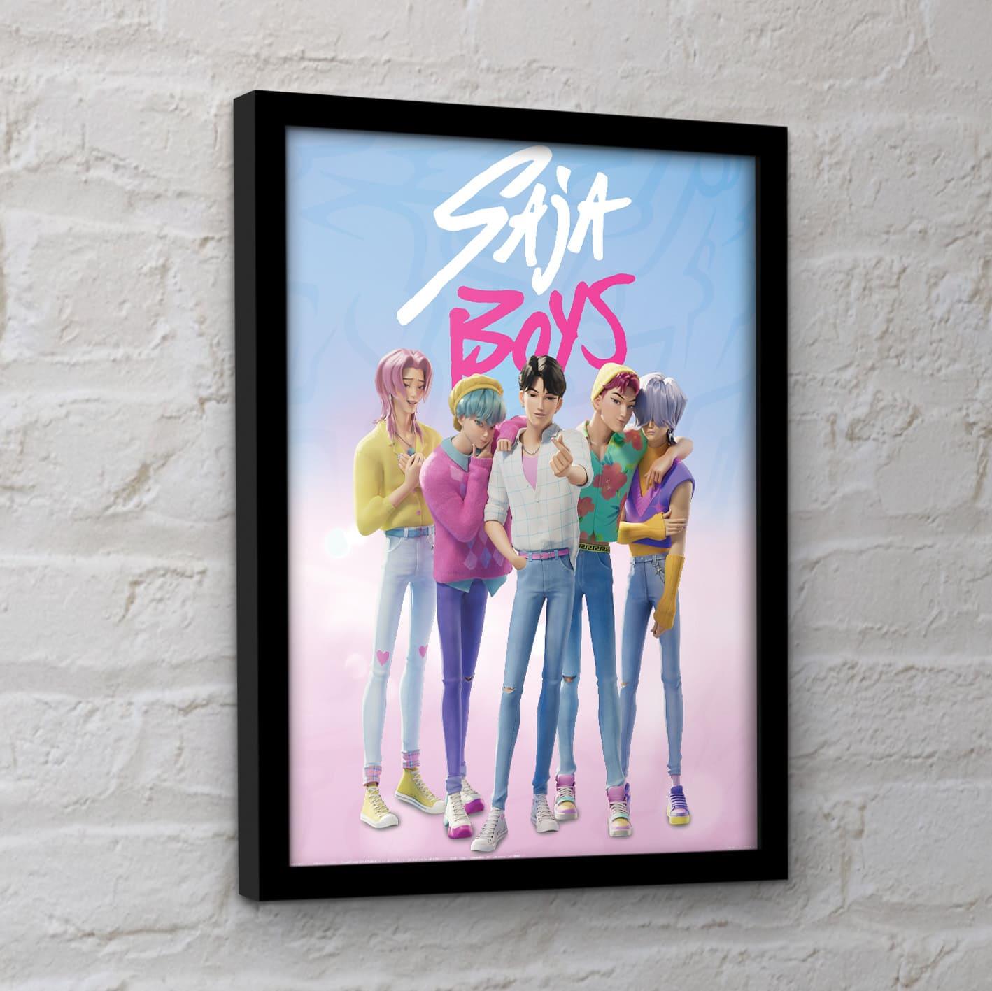 K-POP Demon Hunters SAJA Boys Framed Collector Print