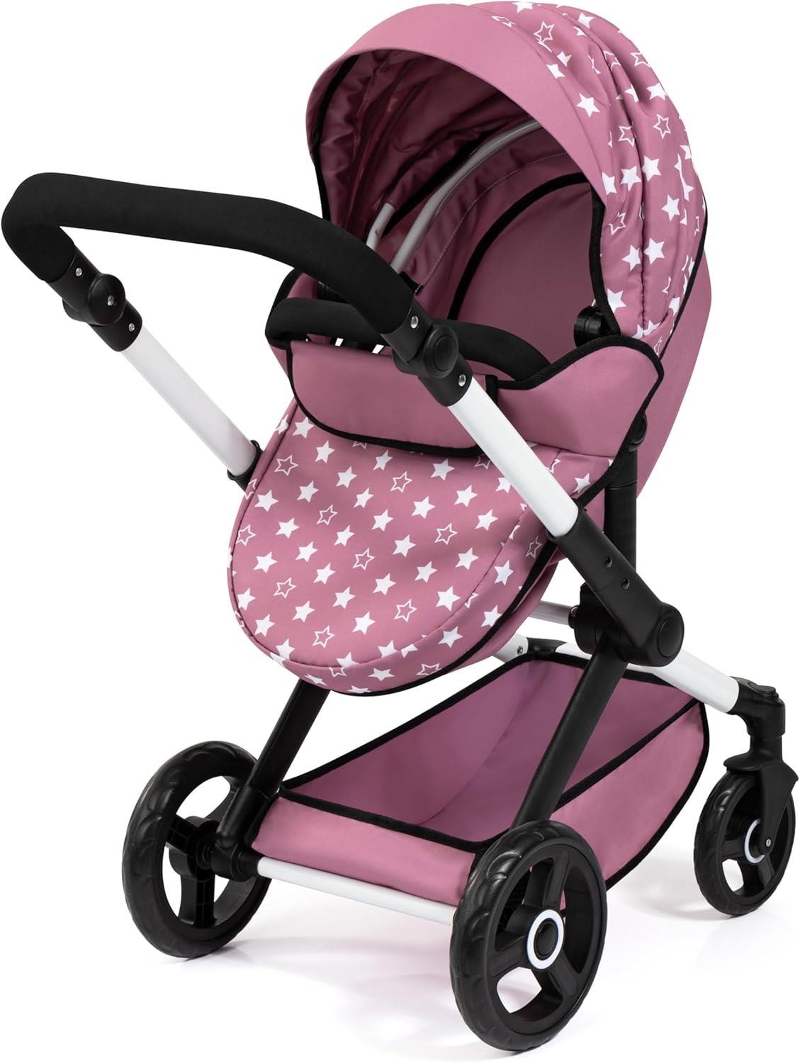 Bayer Doll Combi Pram XEO - Pink